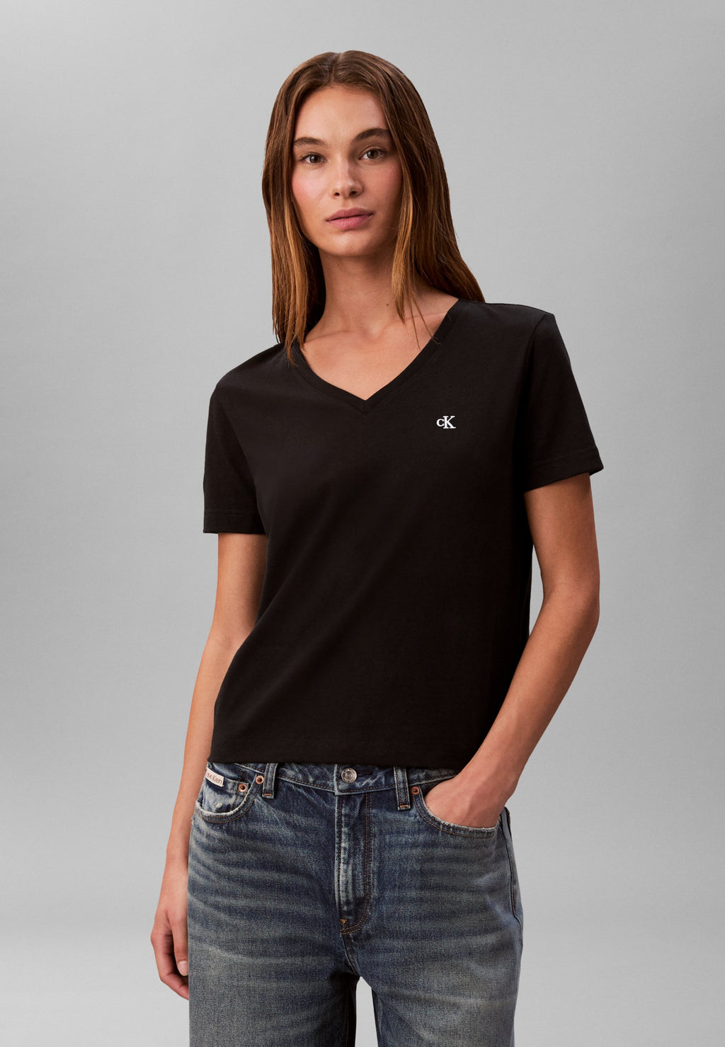 MONOGRAM TEE - Basic T-shirt - black