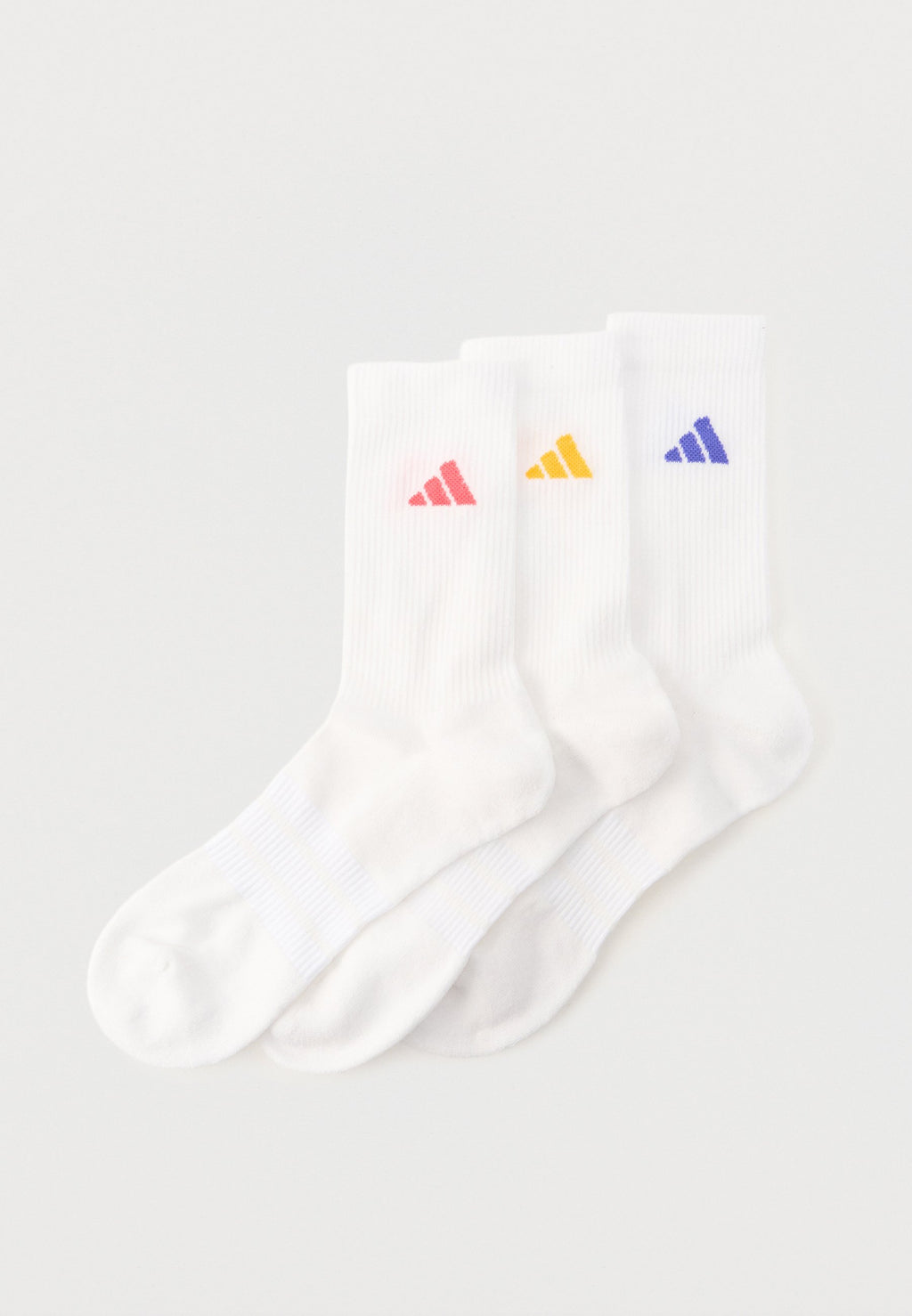 3 PACK UNISEX - Sports socks - white/purple/yellow