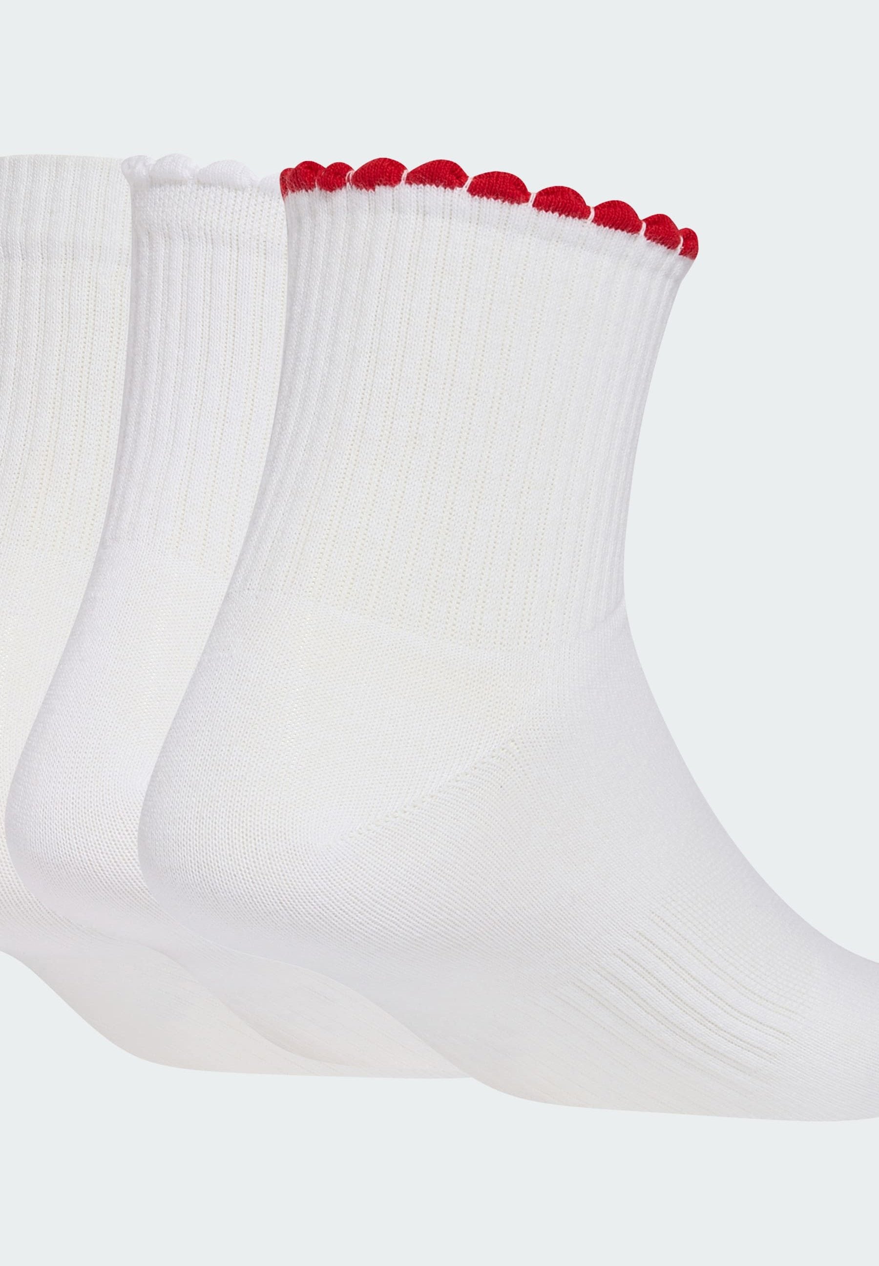 WMS GFX SOCK 3P - Chaussettes de sport - blanc/écarlate intense/noir
