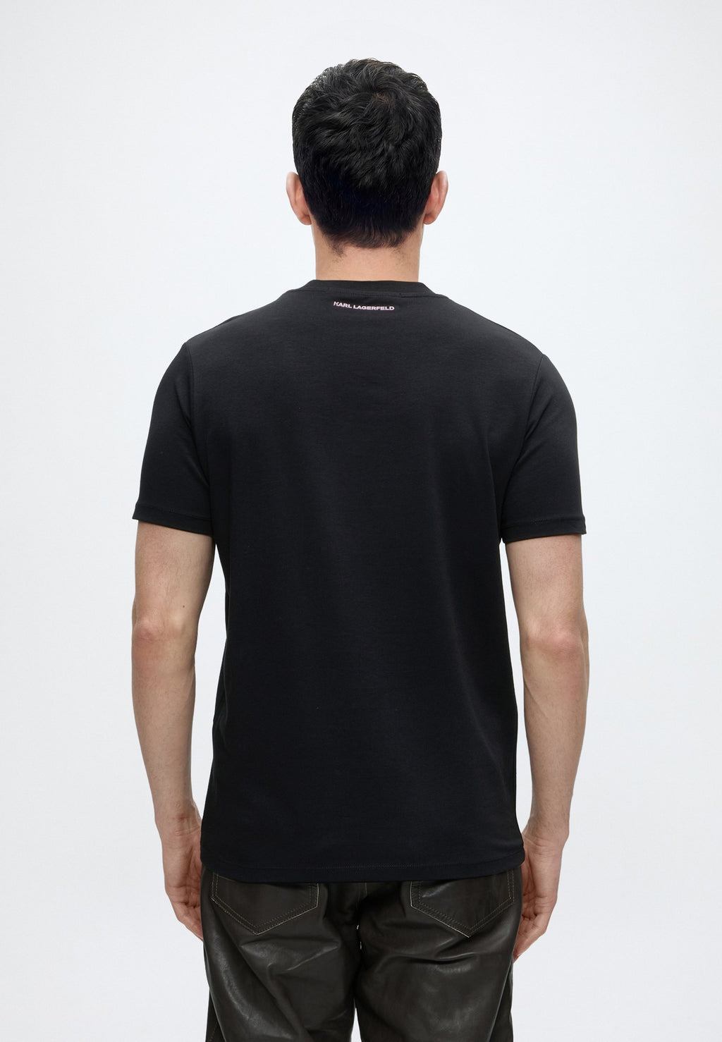 CREWNECK - Basic T-shirt - black/pink