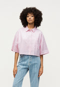 Chemise boutonnée - magenta/rose mousse/blanc sommet