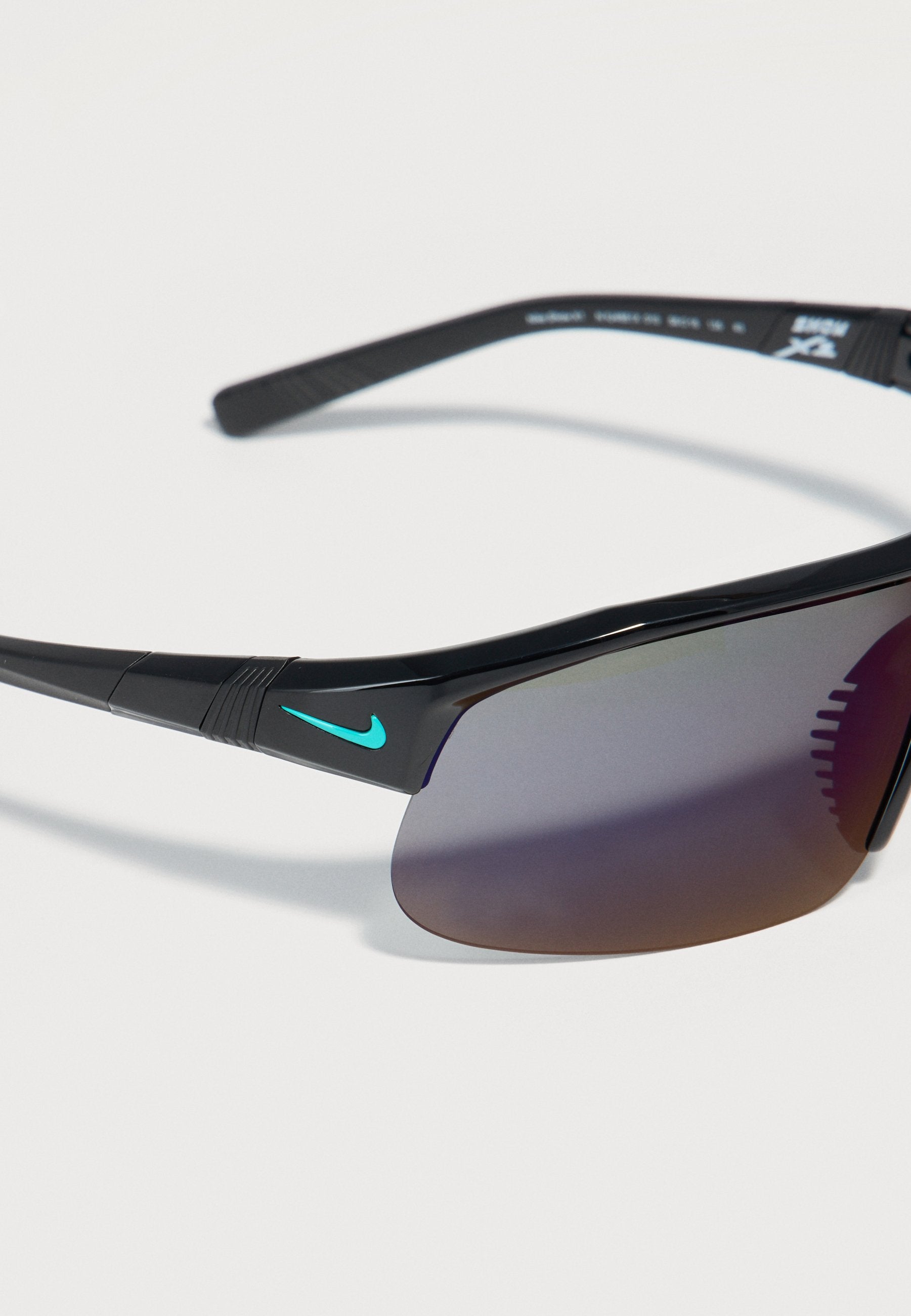 SHOW UNISEX - Sunglasses - black/blue mirror