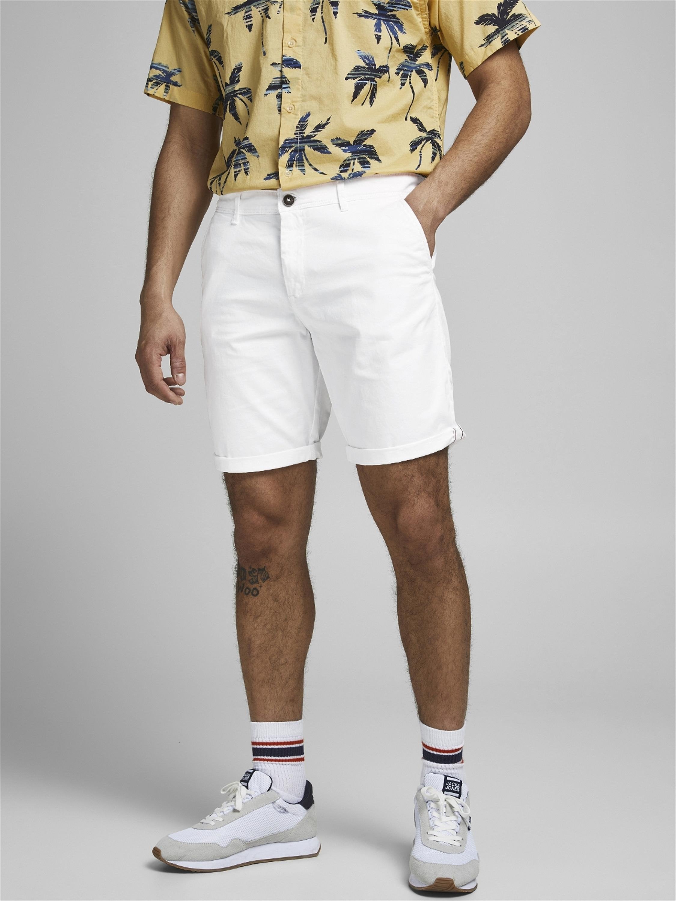 JPSTBOWIE JJSHORTS - Shorts - white