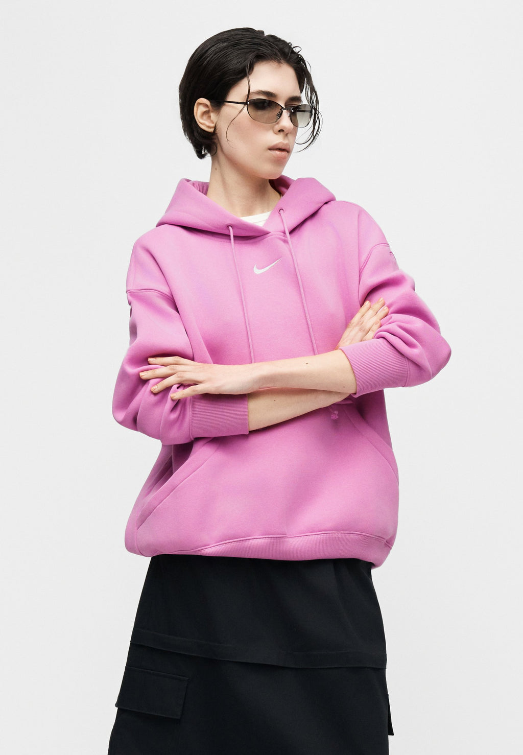 HOODIE - Hoodie - light magenta/sail