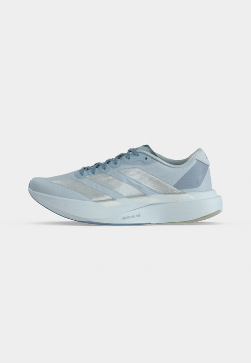 ADIZERO EVO SL WOVEN W - Chaussures de running sur route - bleu halo/argenté métallisé/bleu
