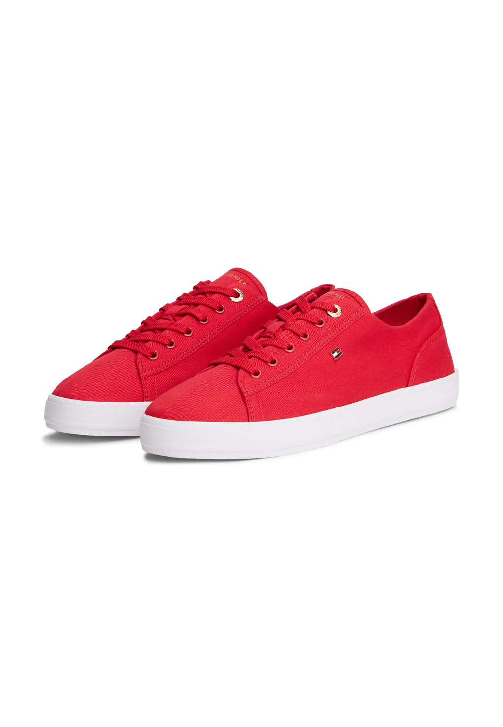 ENAMEL FLAG CANVAS TRAINERS - Trainers - primary red