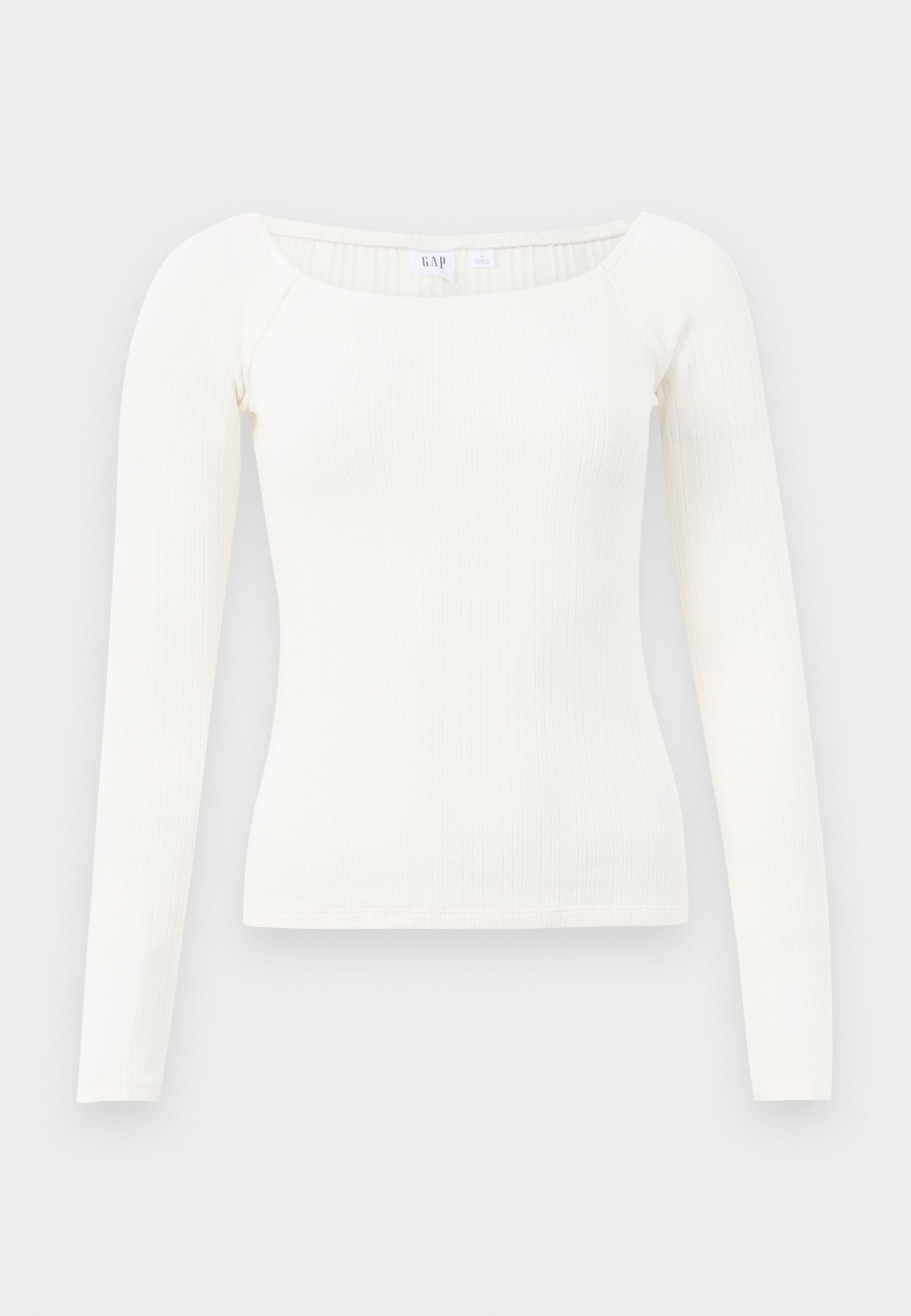 Long sleeved top - ivory frost