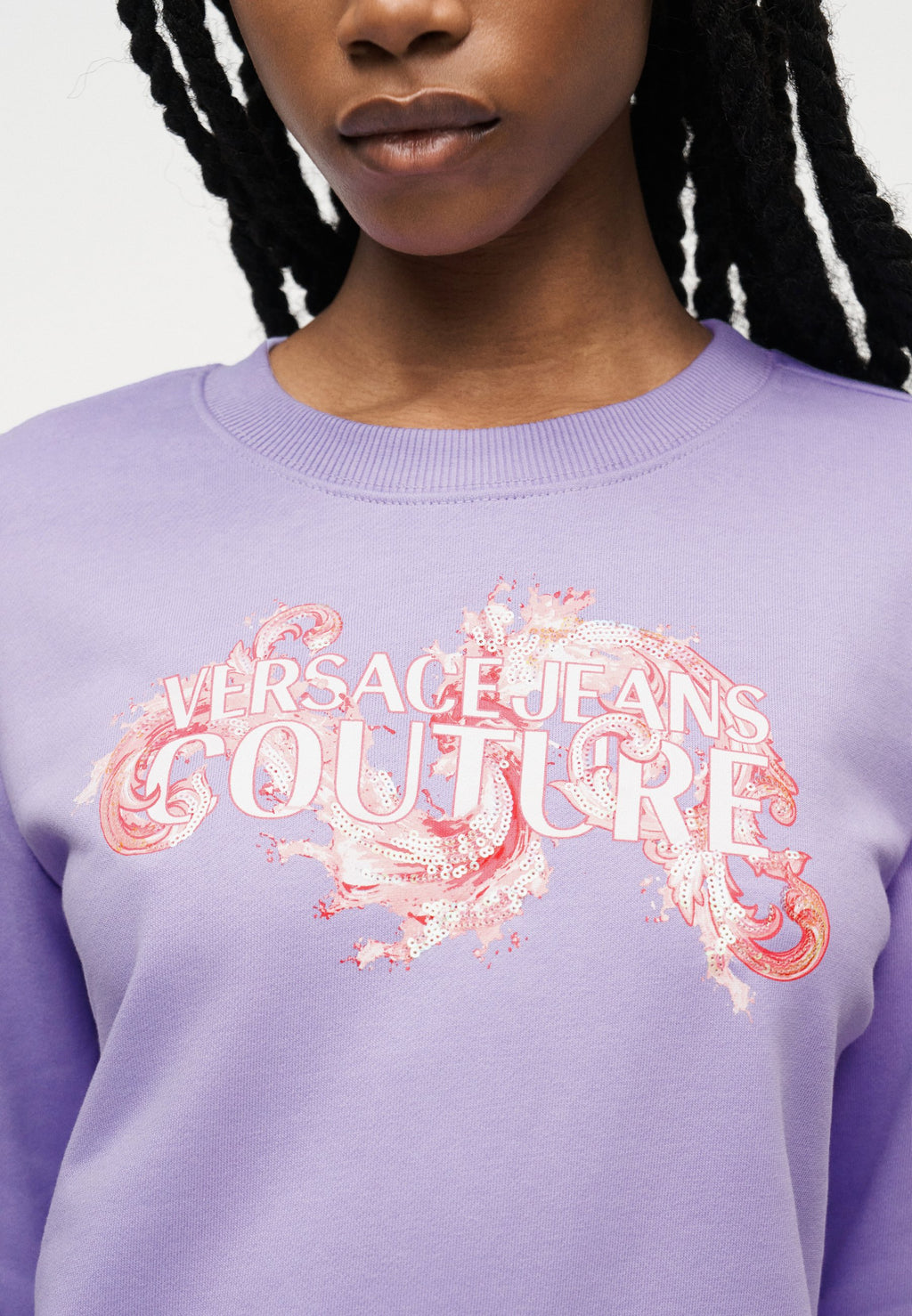 LOGO WAVE - Sweatshirt - lilac