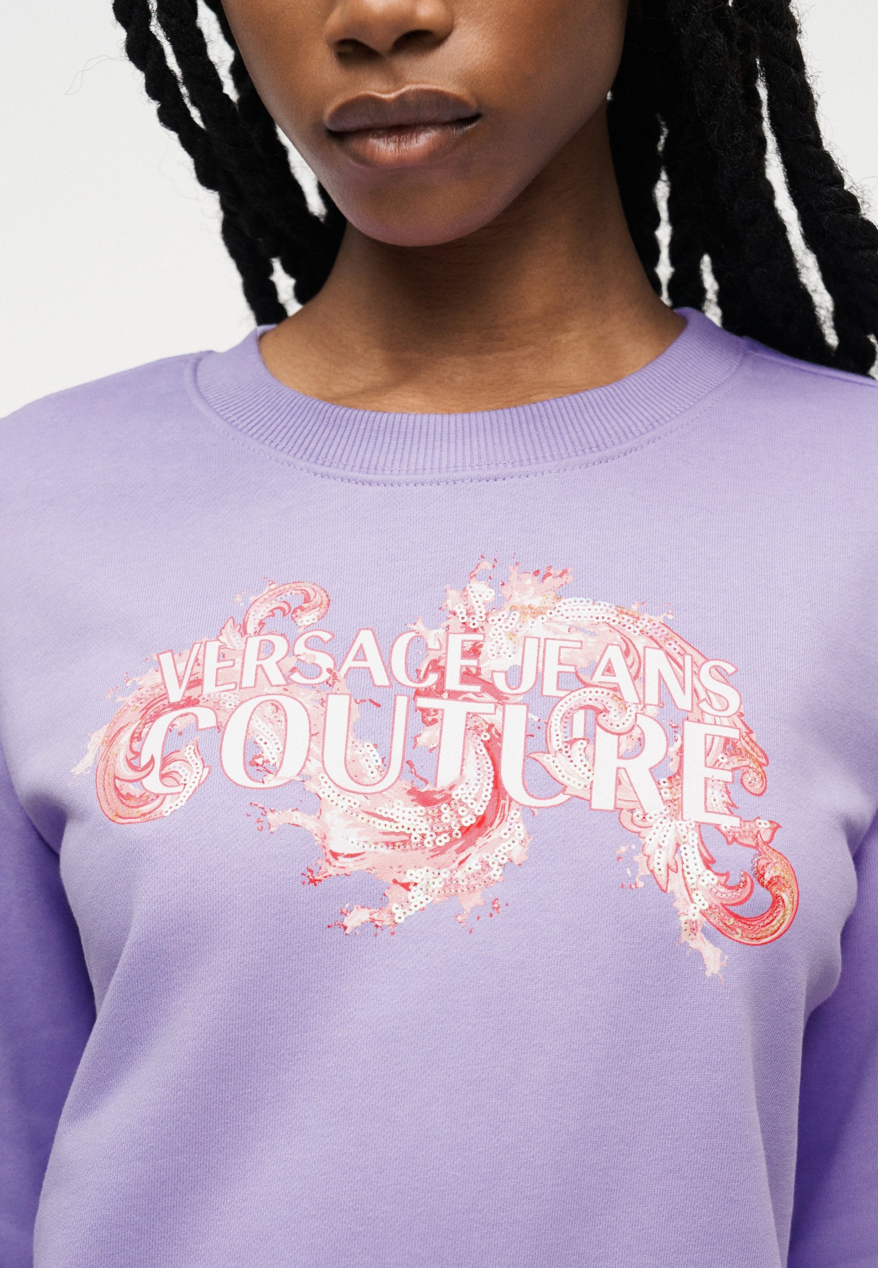 LOGO WAVE - Sweatshirt - lilac
