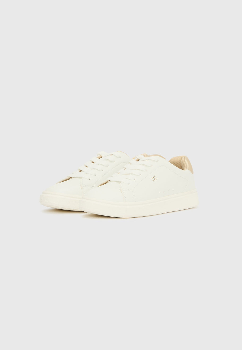 COOPER UNISEX - Trainers - white/gold-coloured