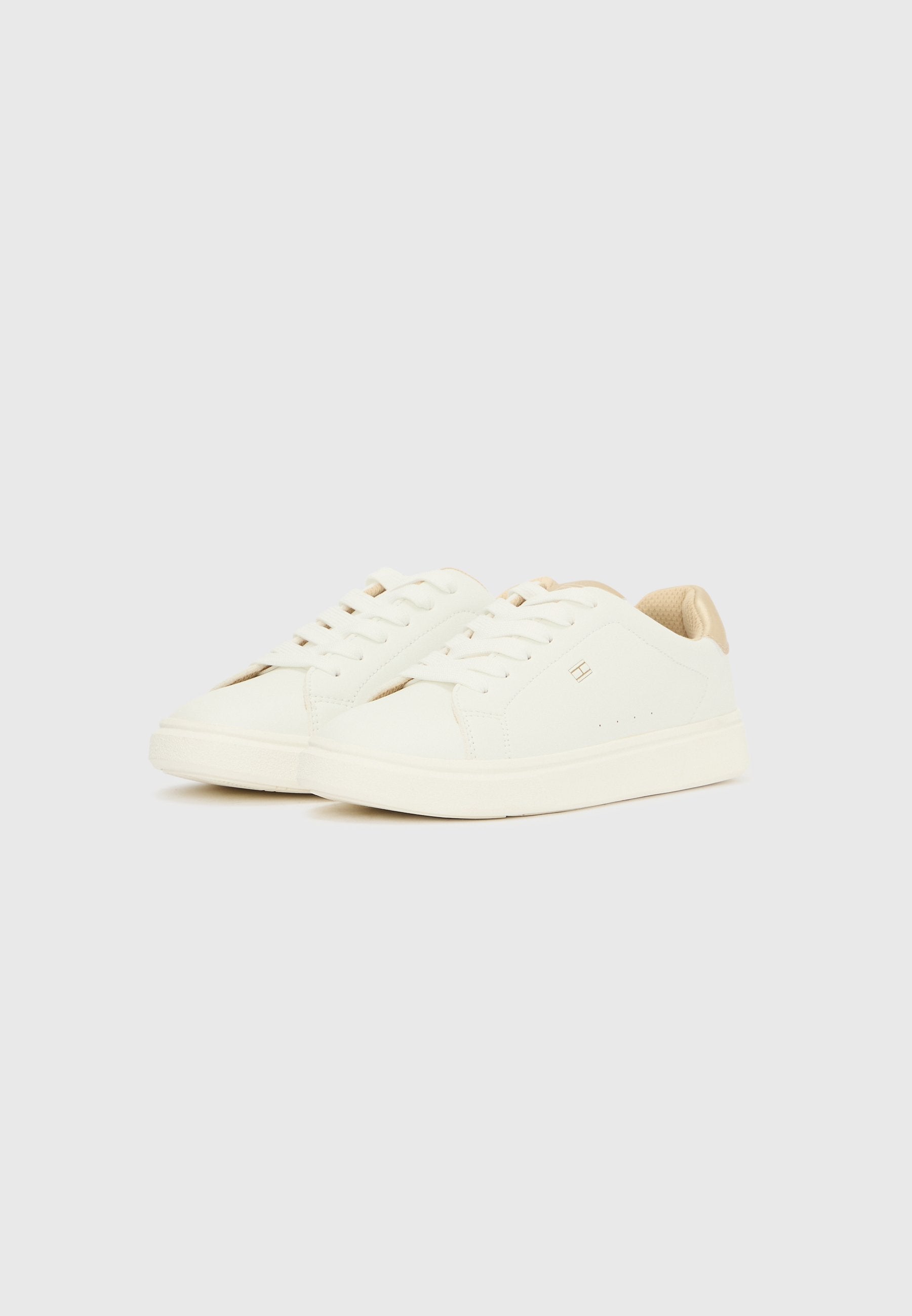 COOPER UNISEX - Trainers - white/gold-coloured