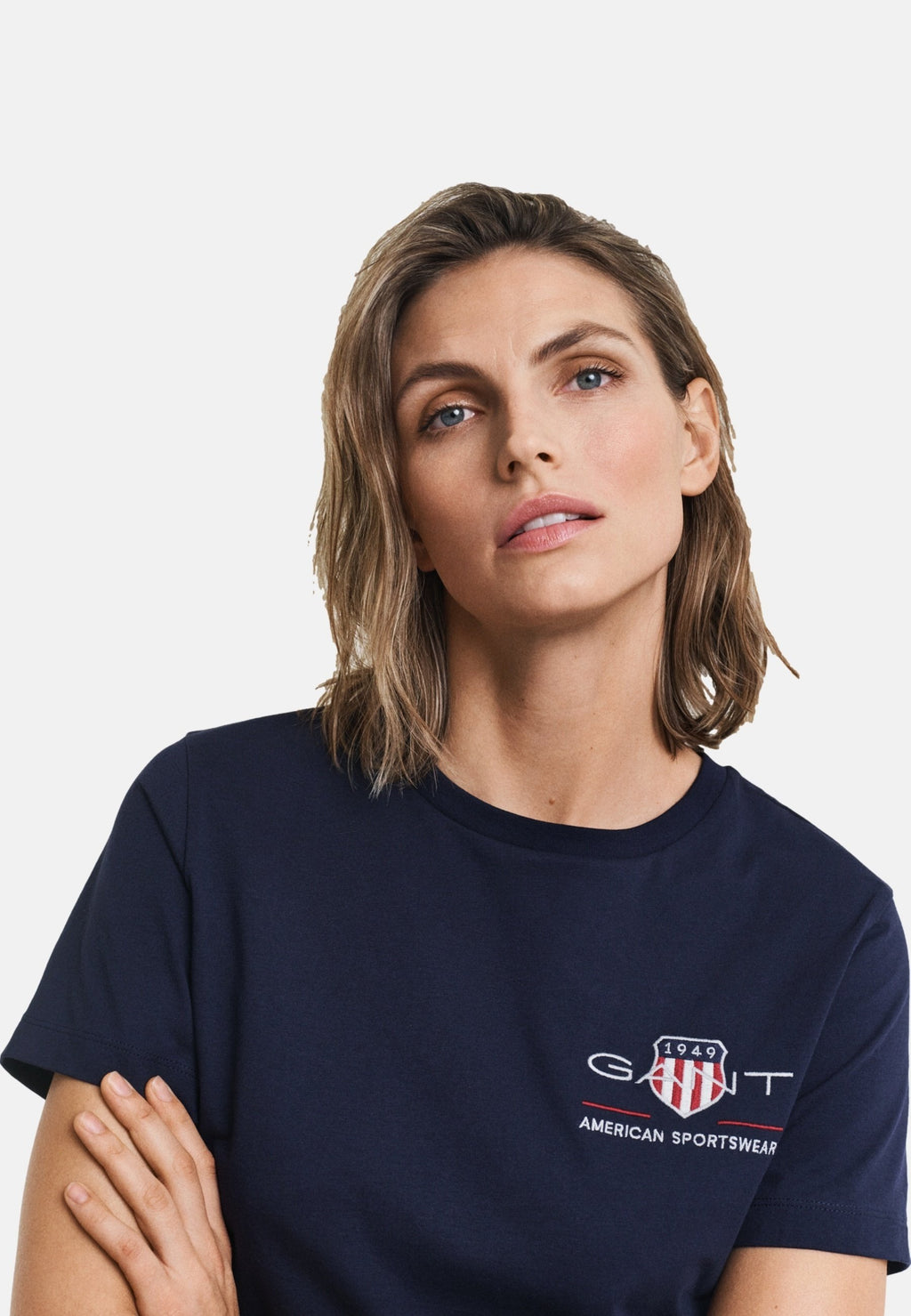 REG ARCHIVE SHIELD SS - Basic T-shirt - dunkelblau