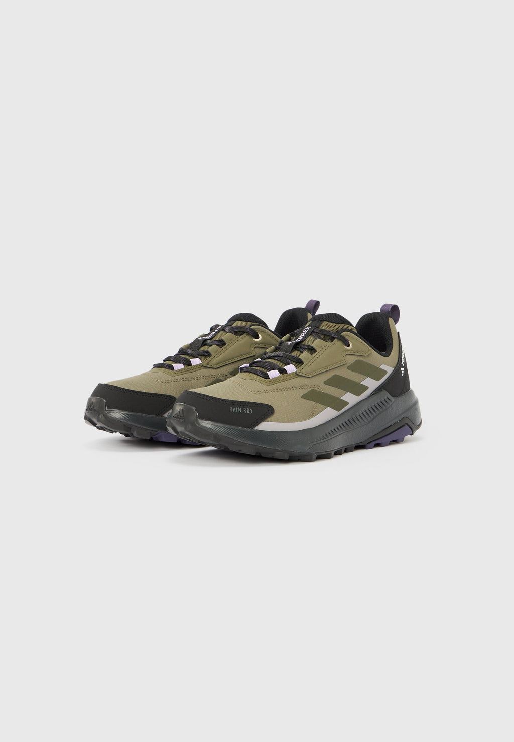 ANYLANDER - Hiking shoes - olive strata/night cargo/core black