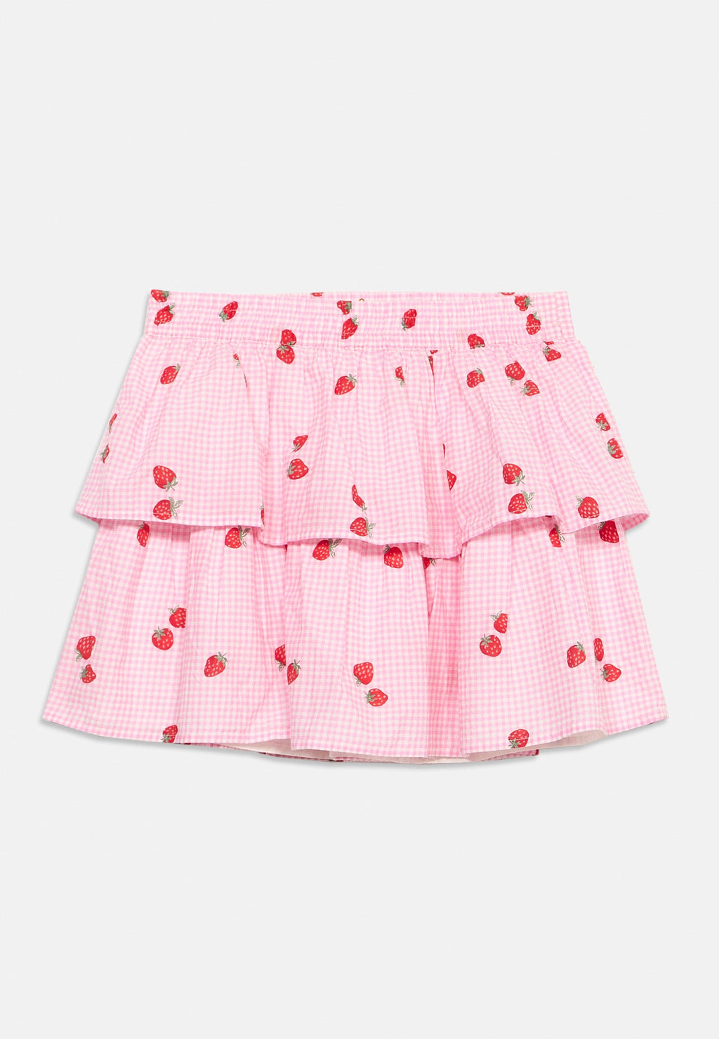 TIERED SKIRT - Mini skirt - pink