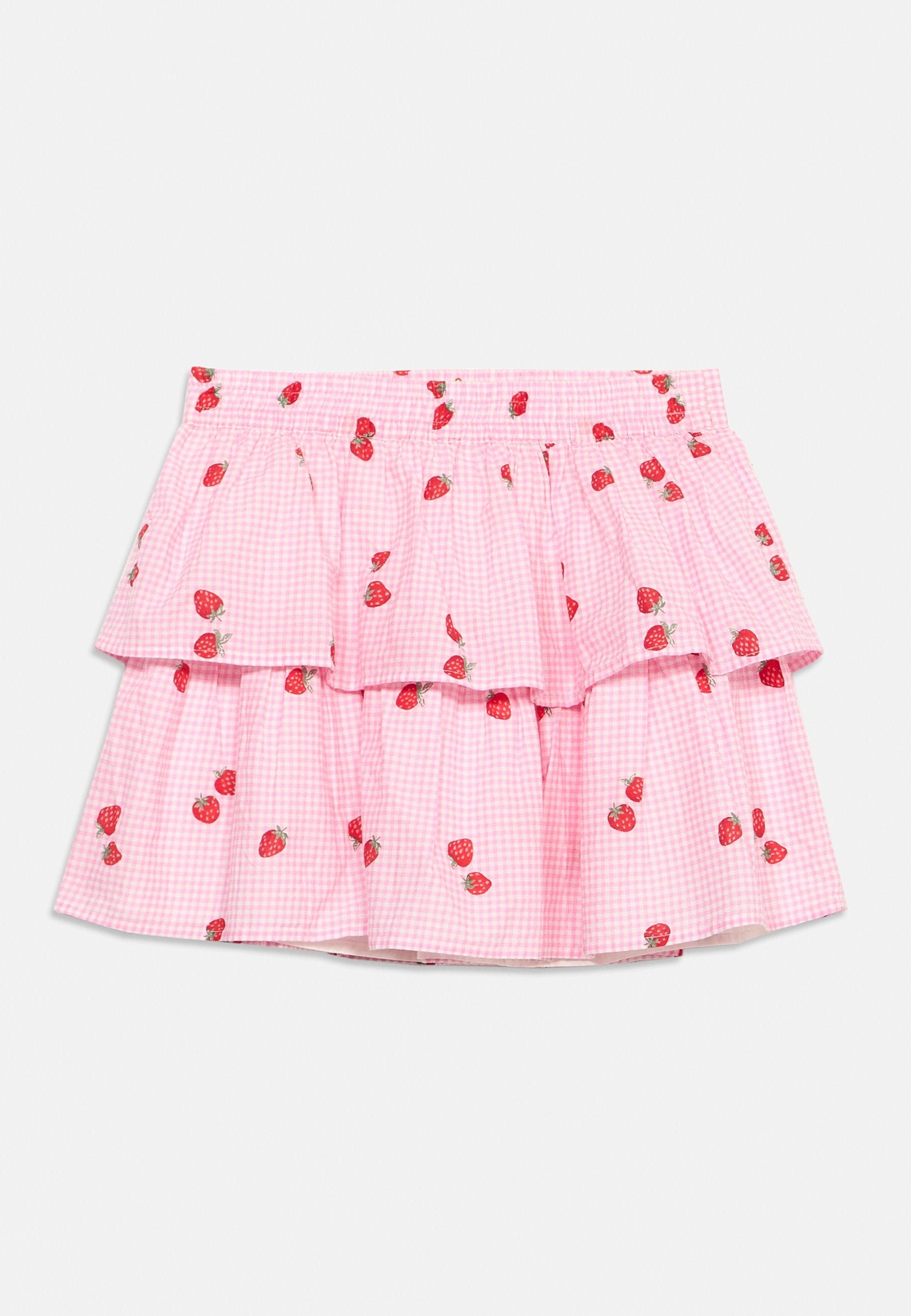 TIERED SKIRT - Mini skirt - pink