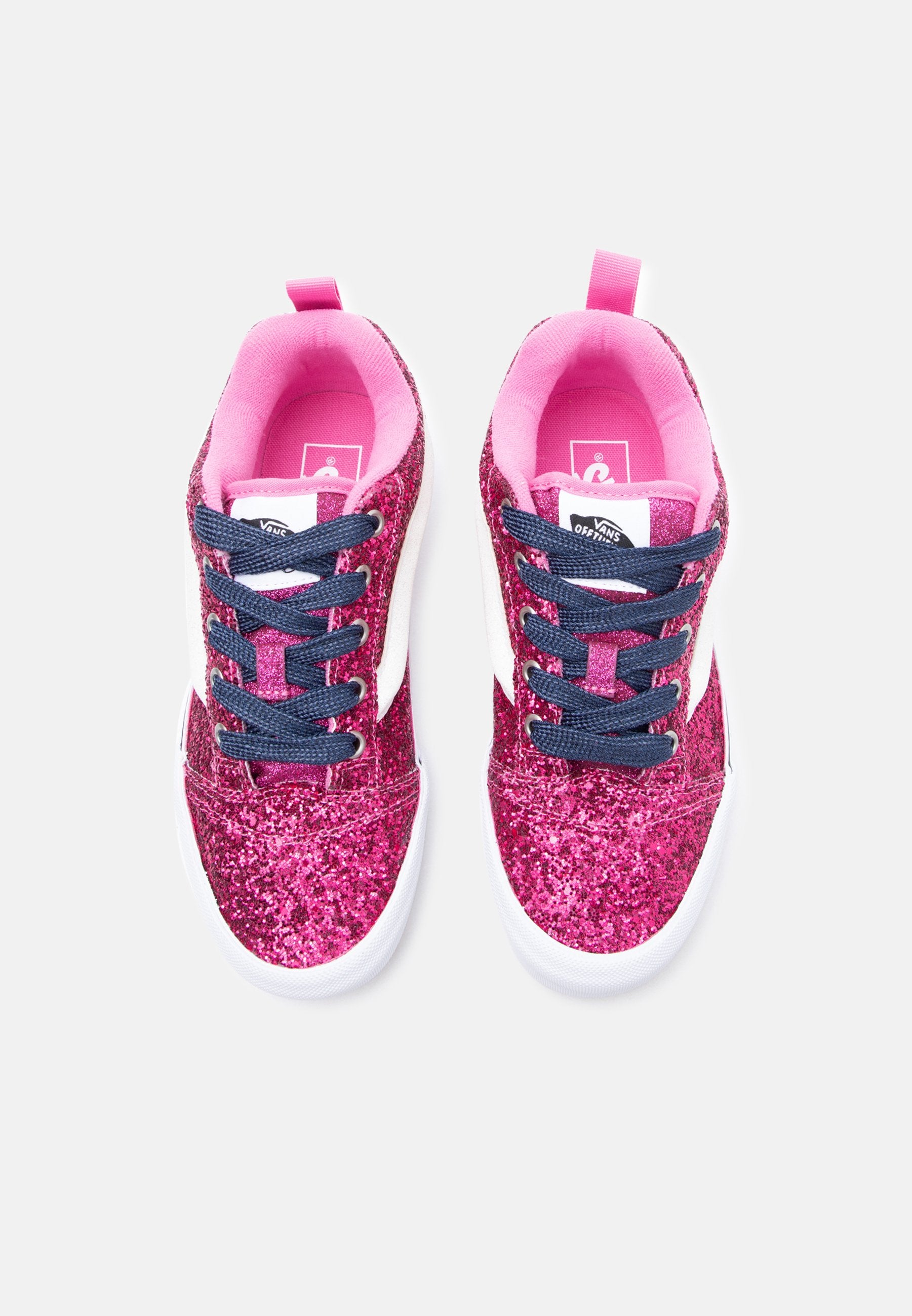 KNU SKOOL - Trainers - glitter pink/white