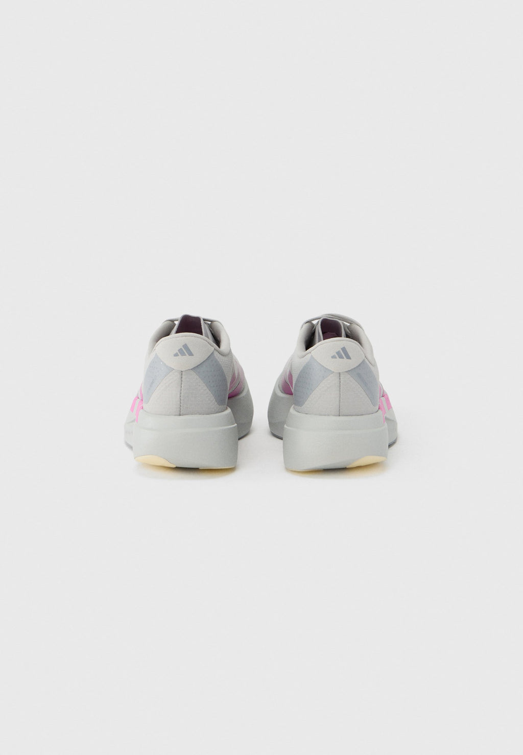 ADIZERO EVO SL WOVEN W - Road running shoes - grey/lucid fuchsia