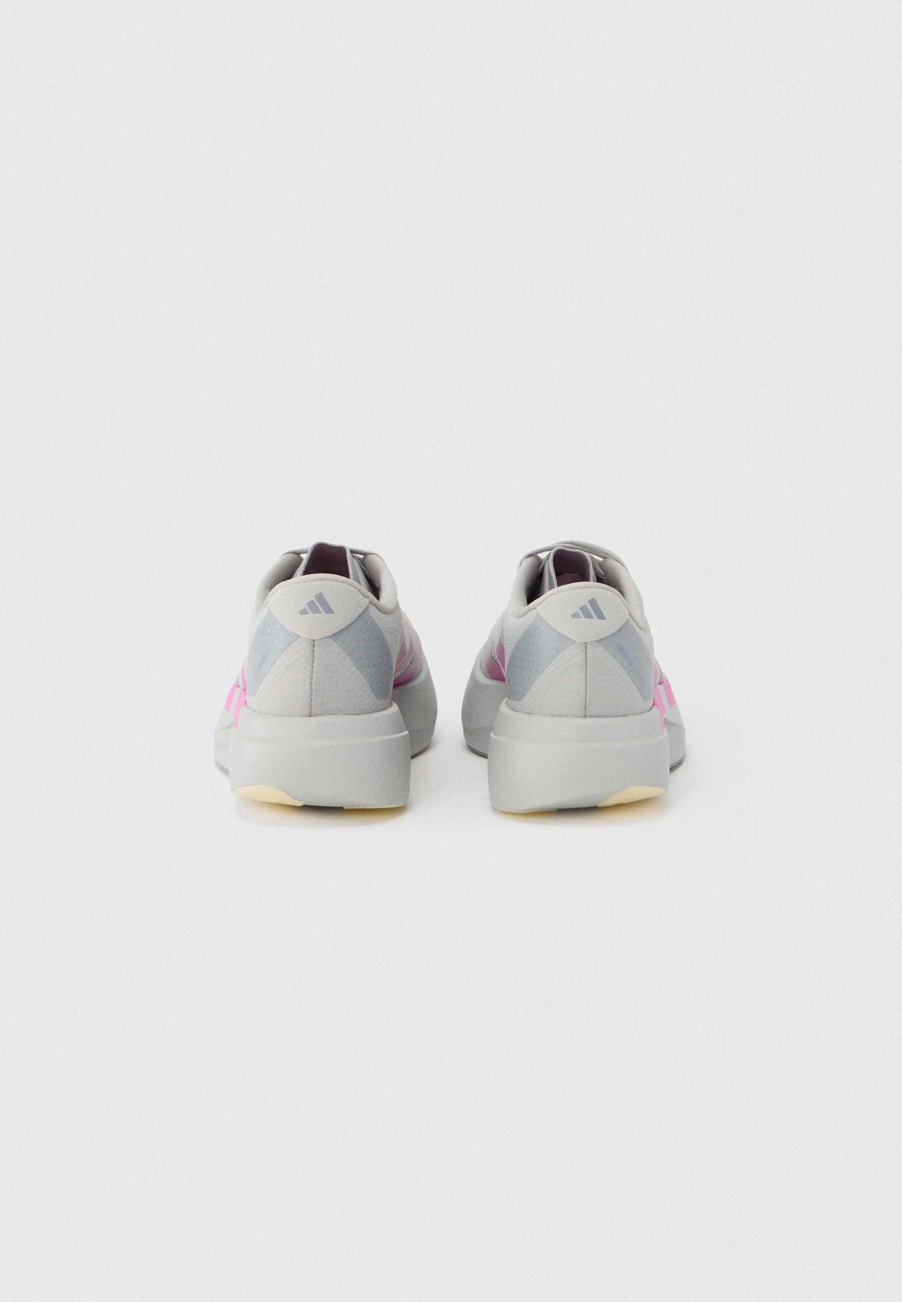 ADIZERO EVO SL WOVEN W - Road running shoes - grey/lucid fuchsia