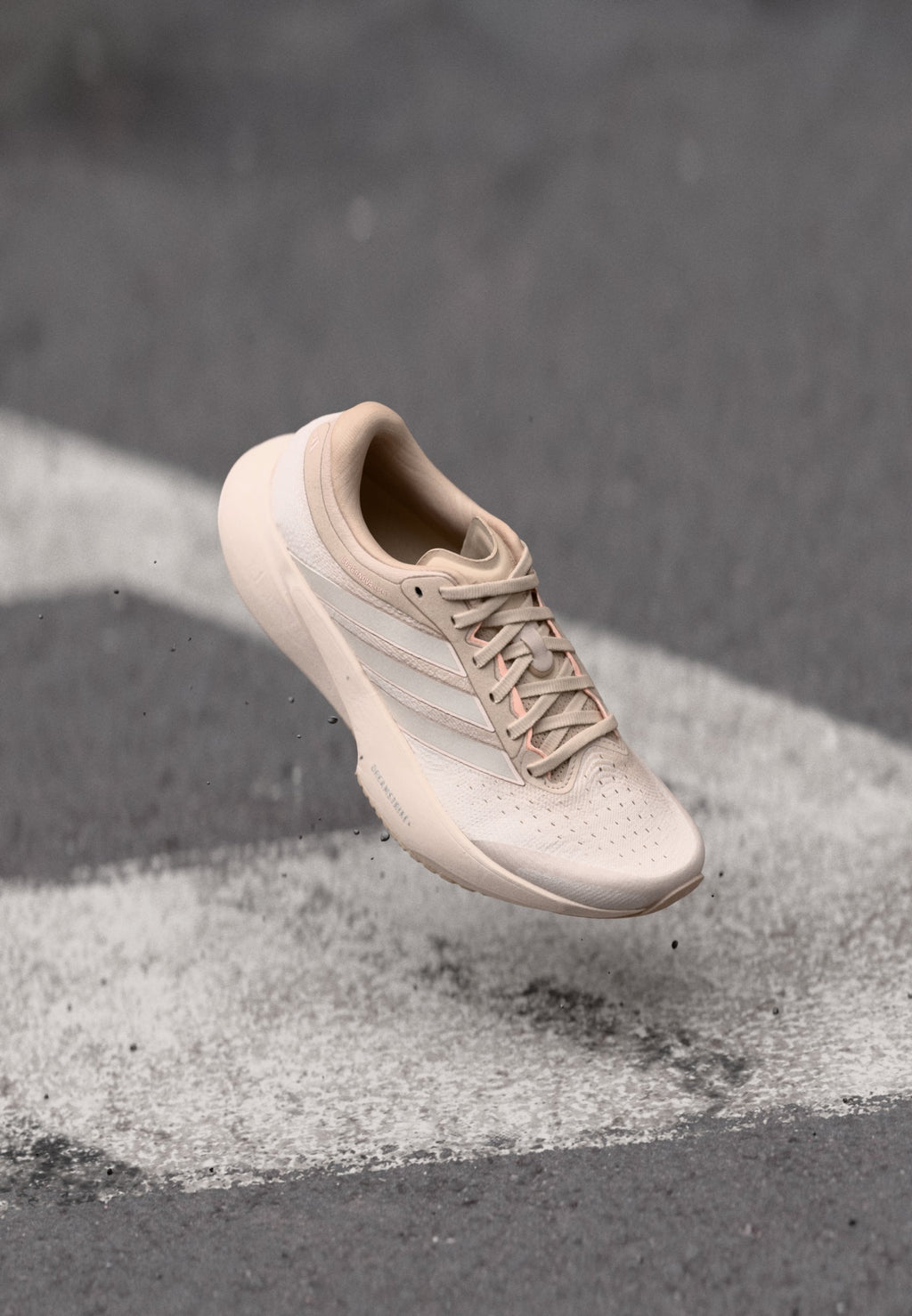 SUPERNOVA RISE 3 - Road running shoes - taupe/putty mauve/clear orange