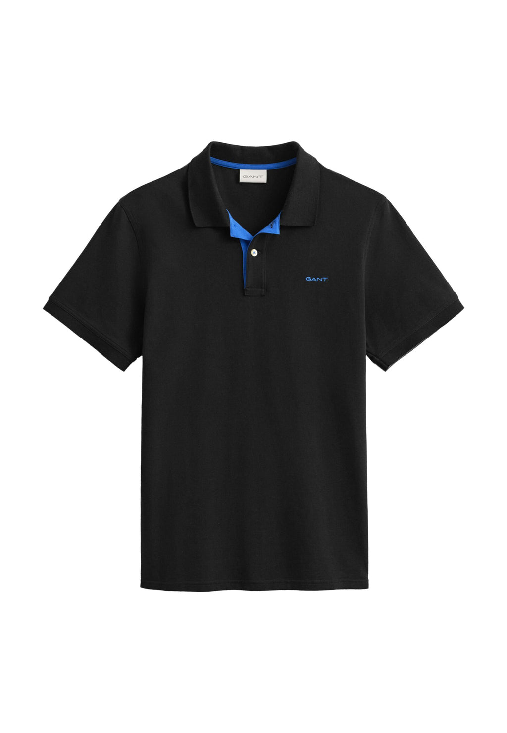 CONTRAST RUGGER - Polo shirt - black