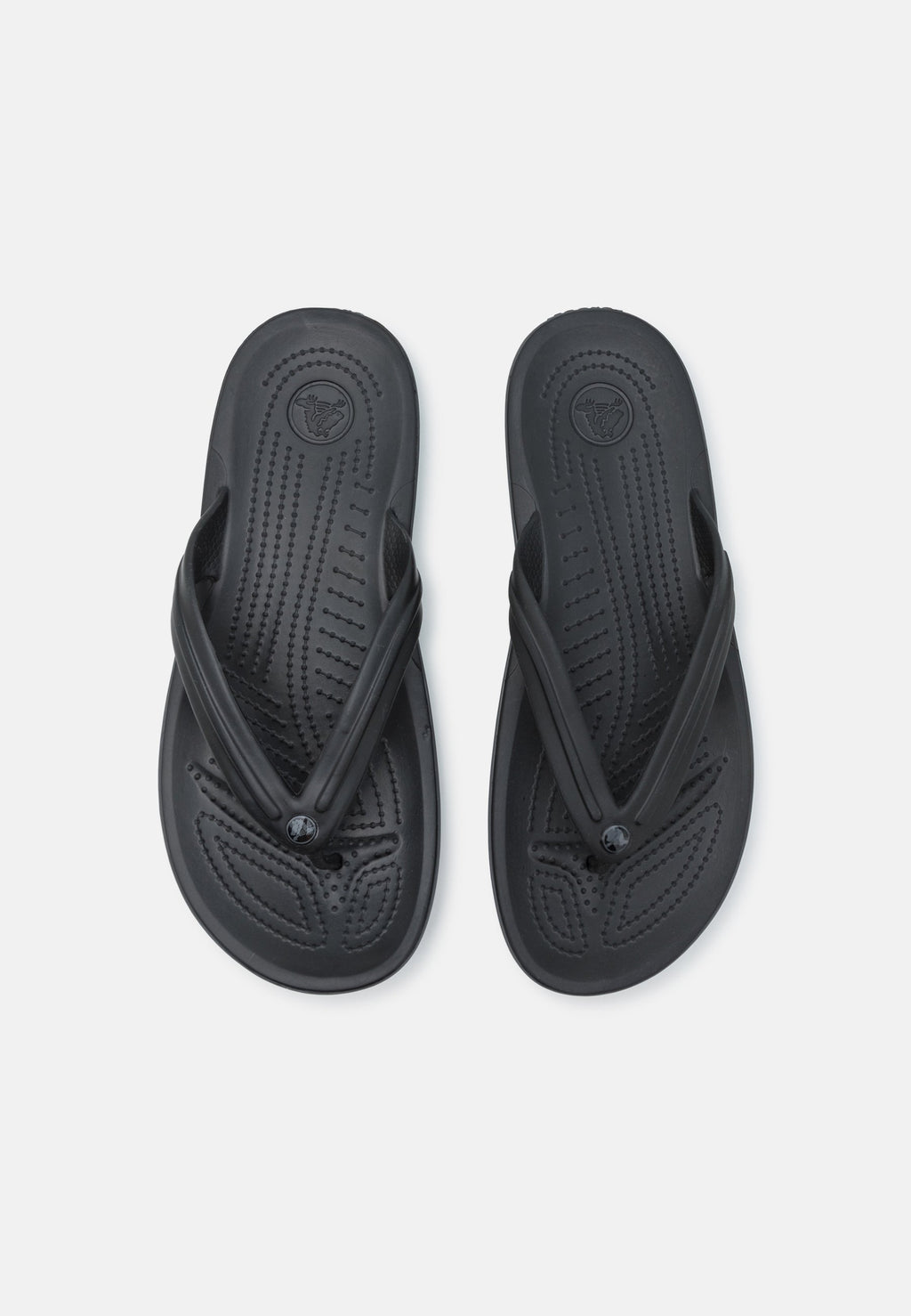 CROCBAND FLIP UNISEX - Pool shoes - black/slate grey