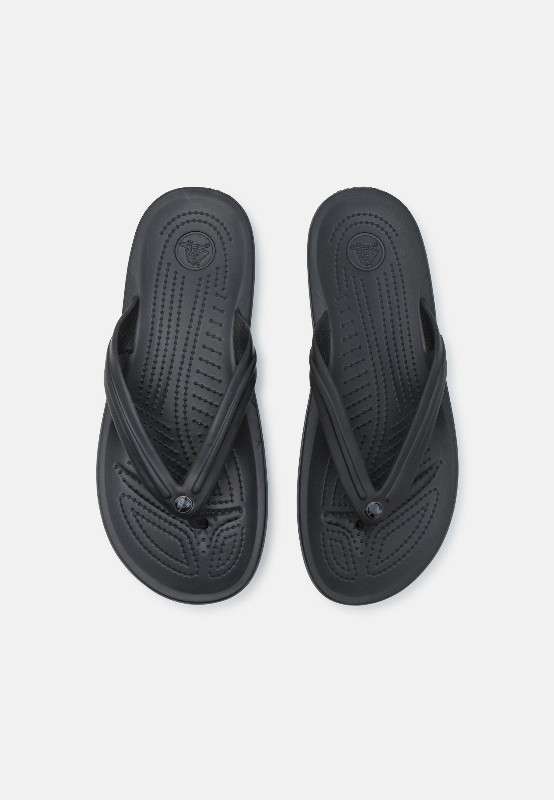 CROCBAND FLIP UNISEX - Pool shoes - black/slate grey