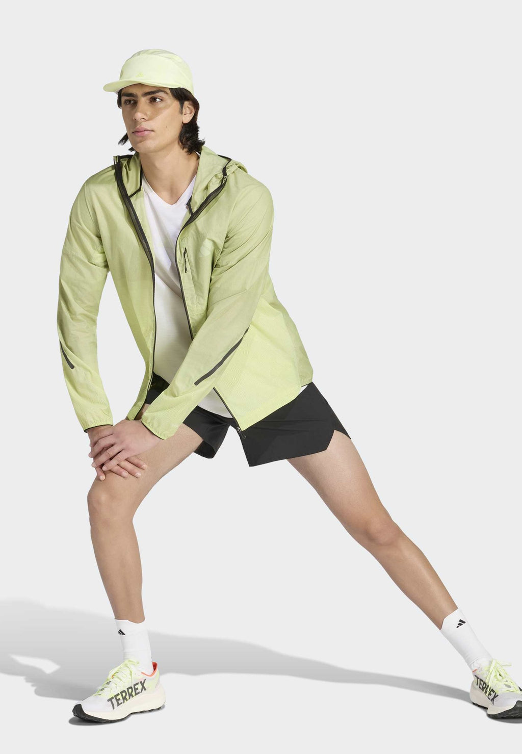 TERREX XPERIOR CLIMA365 LIGHT WINDWEAVE JACKET - Running jacket - semi frozen lemon/shadow olive