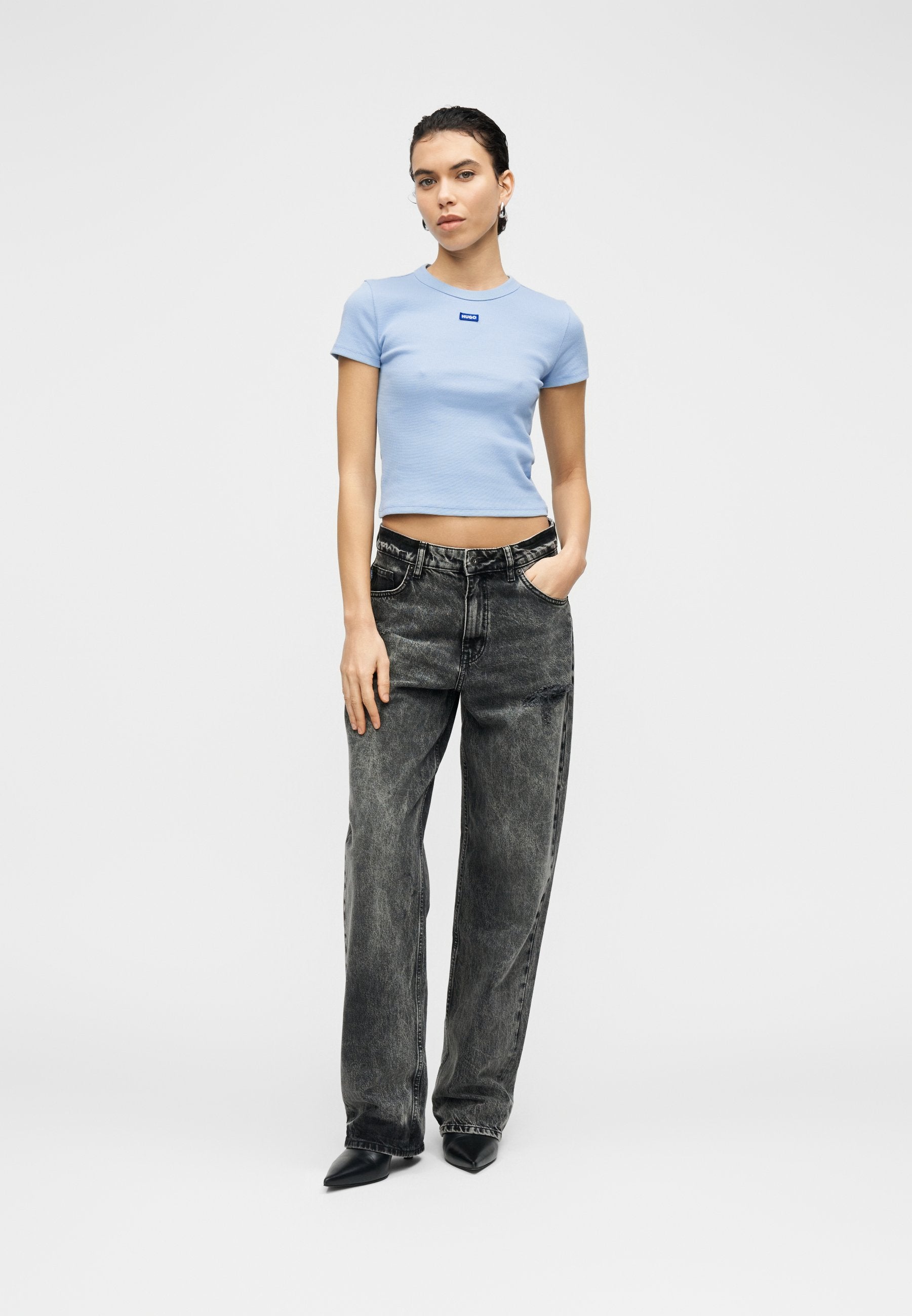 BABY  - Basic T-shirt - open blue