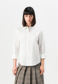 REGULAR CLASSIC SHIRT - Button-down blouse - optic white