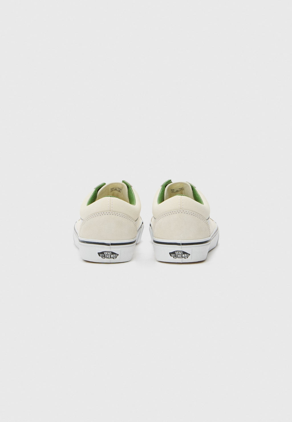 OLD SKOOL - Skate shoes - marshmallow/green