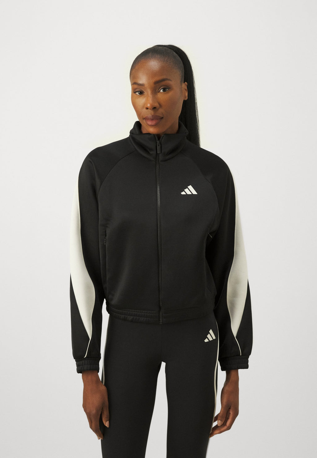 W STADIUM TT - Training jacket - black/off white