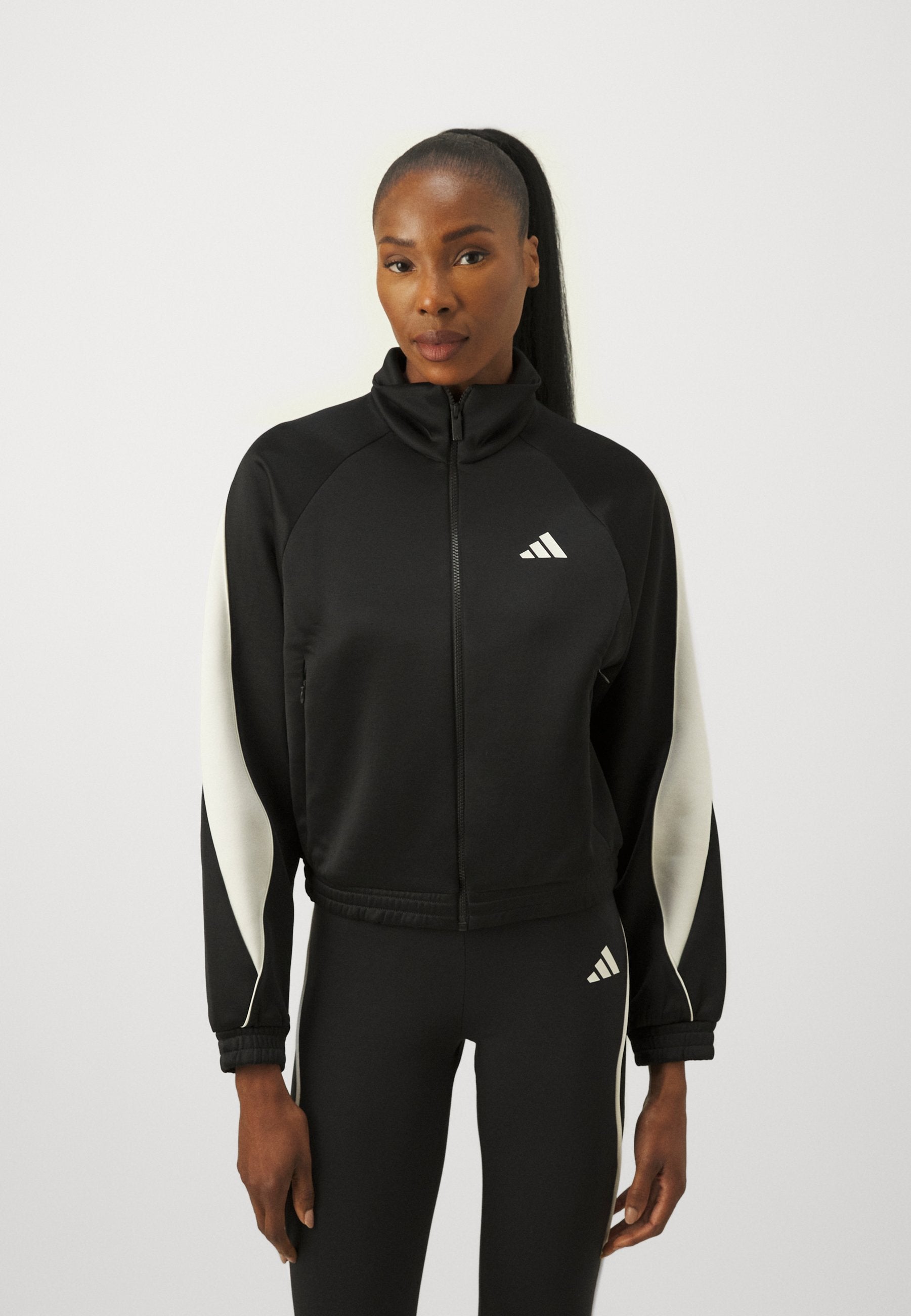 W STADIUM TT - Training jacket - black/off white