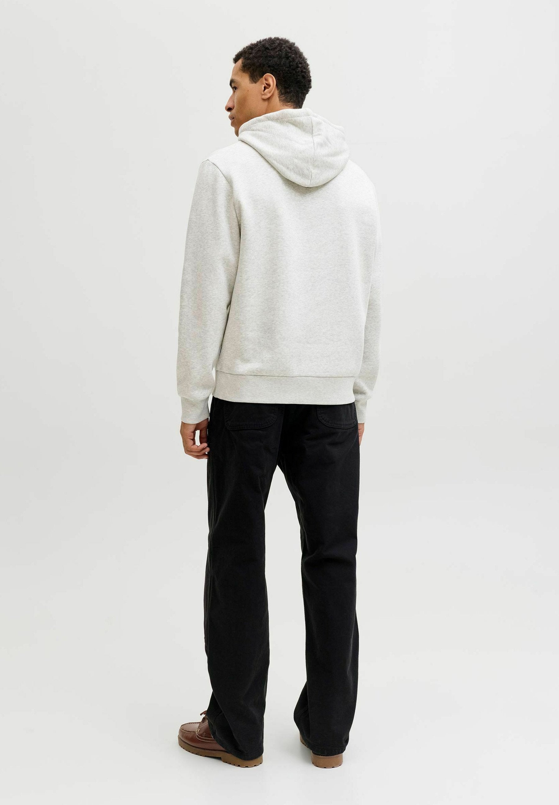 Logo - Hoodie - white melange