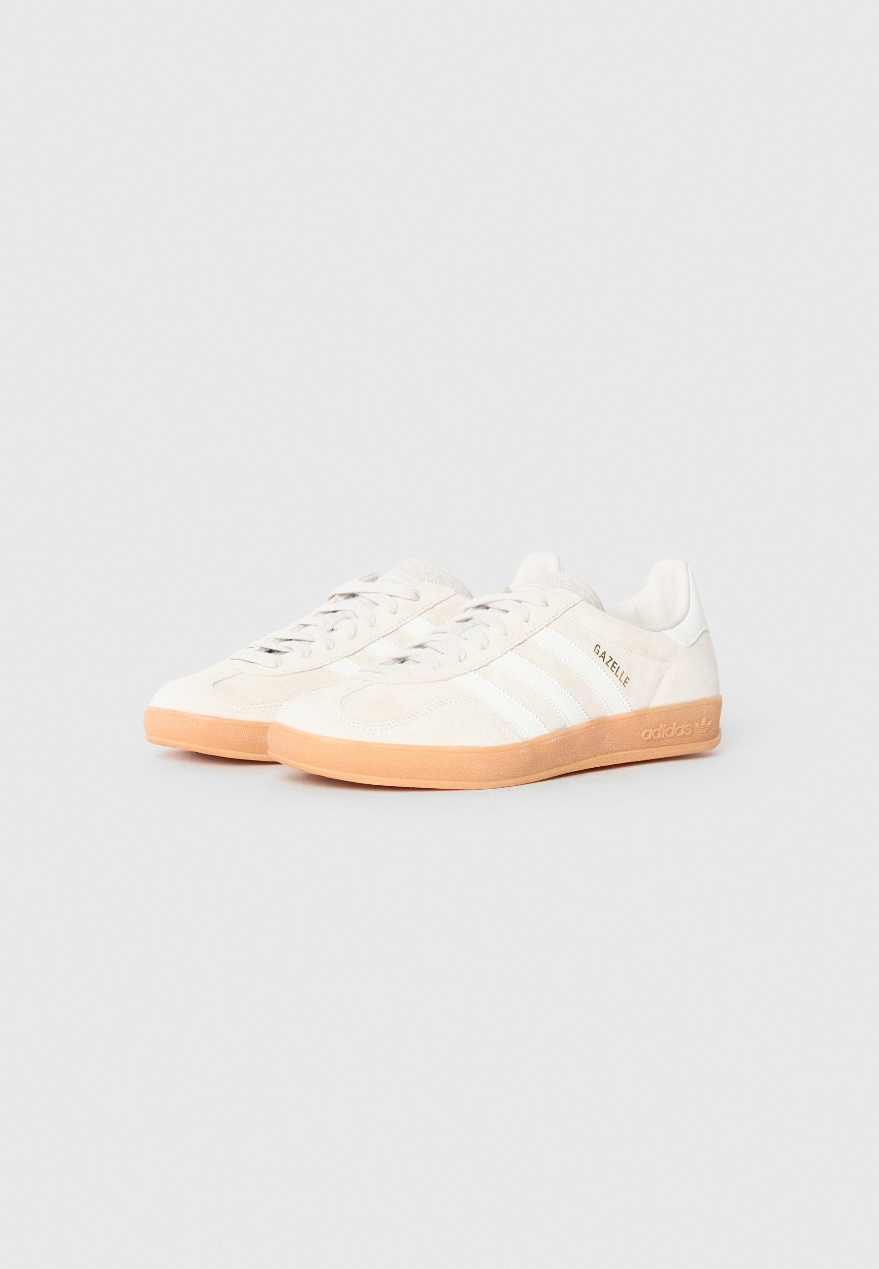 GAZELLE INDOOR UNISEX - Trainers - chalk pearl/core white/gum