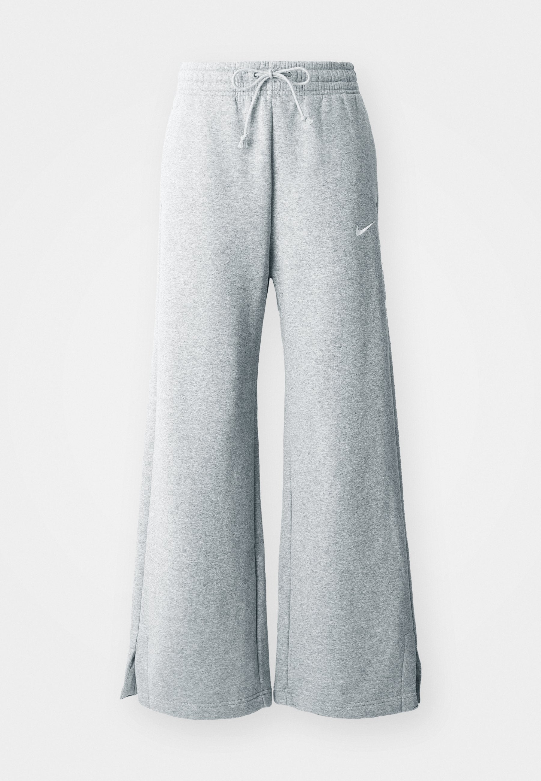 W NSW PHNX FLC HR PANT WIDE 2 - Tracksuit bottoms - grey heather