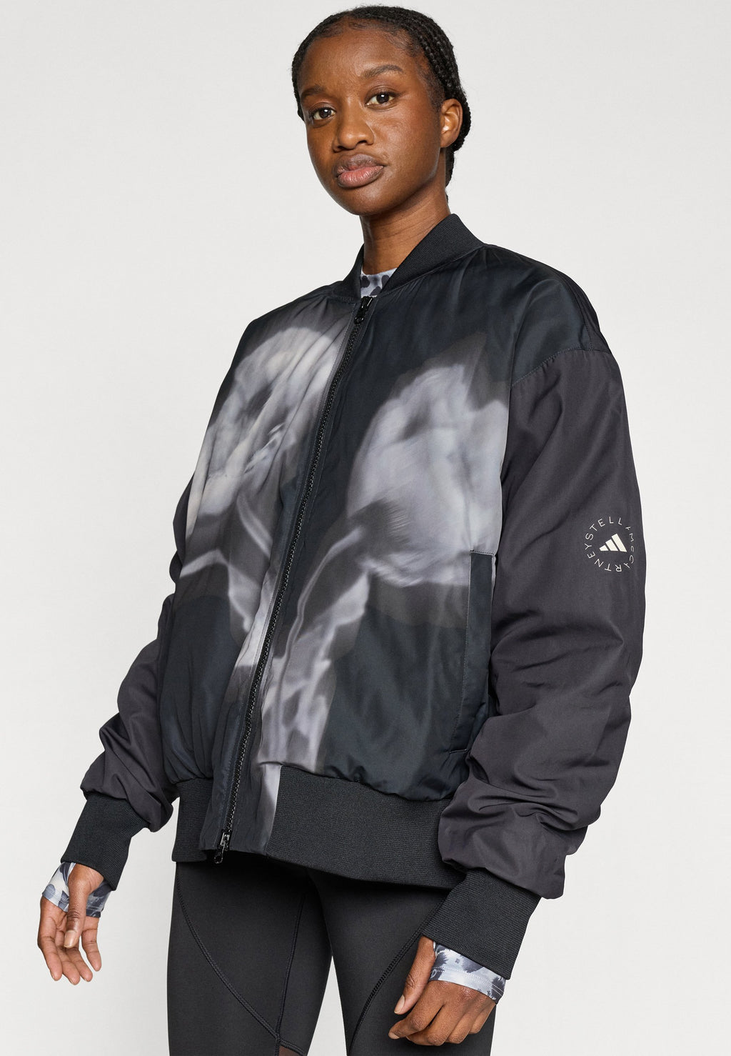 BOMB - Winter jacket - black/white