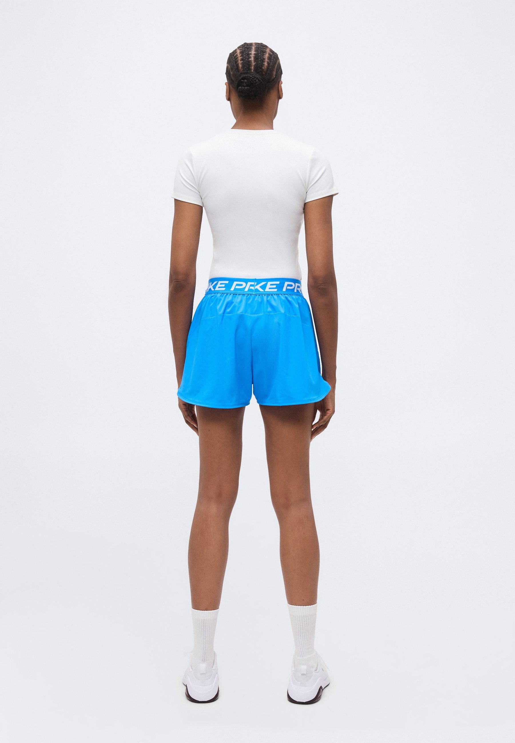 SHORT - Sports shorts - light photo blue/white
