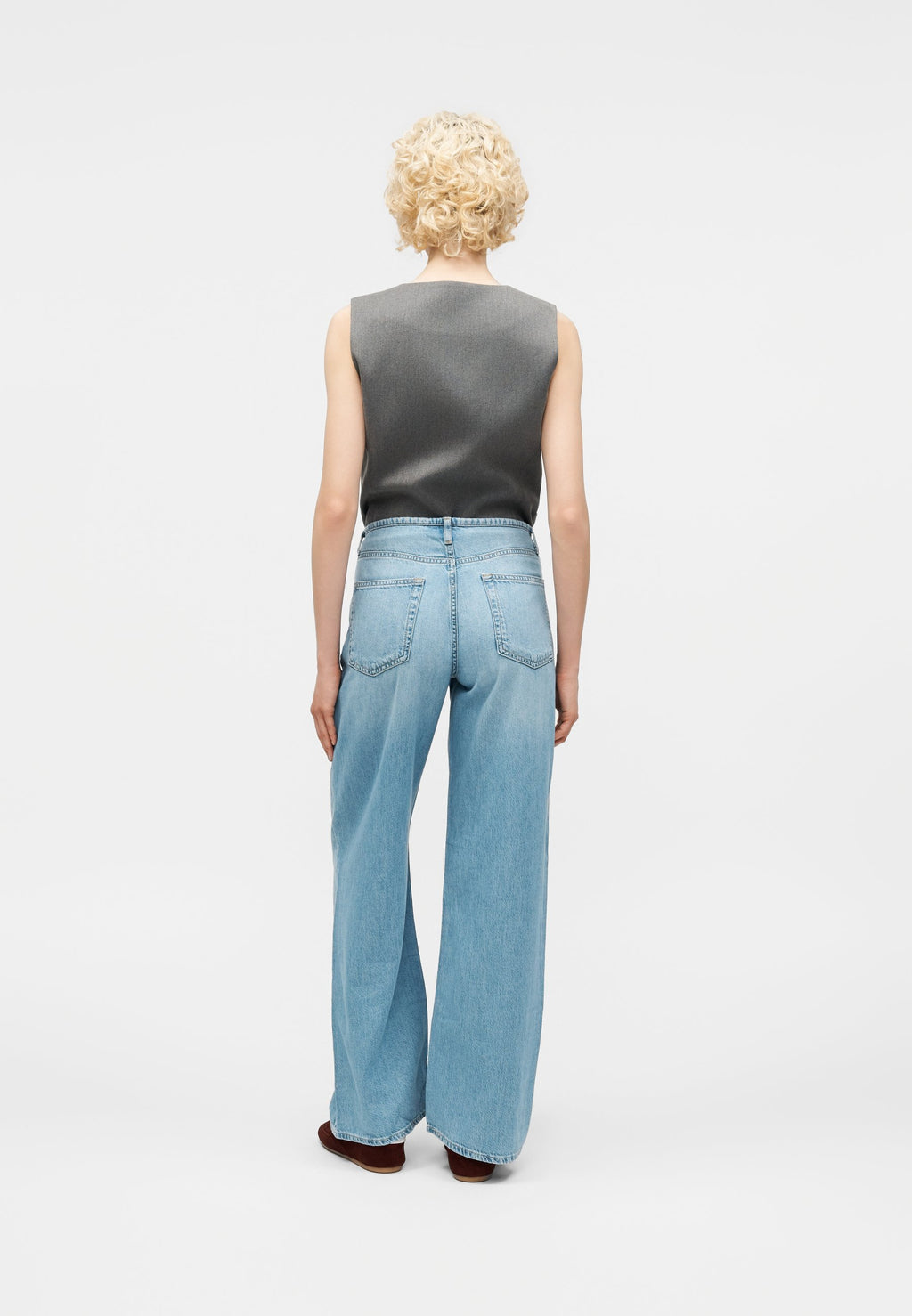 LOOSE CLEAN REMOVED - Baggy Jeans - light indigo