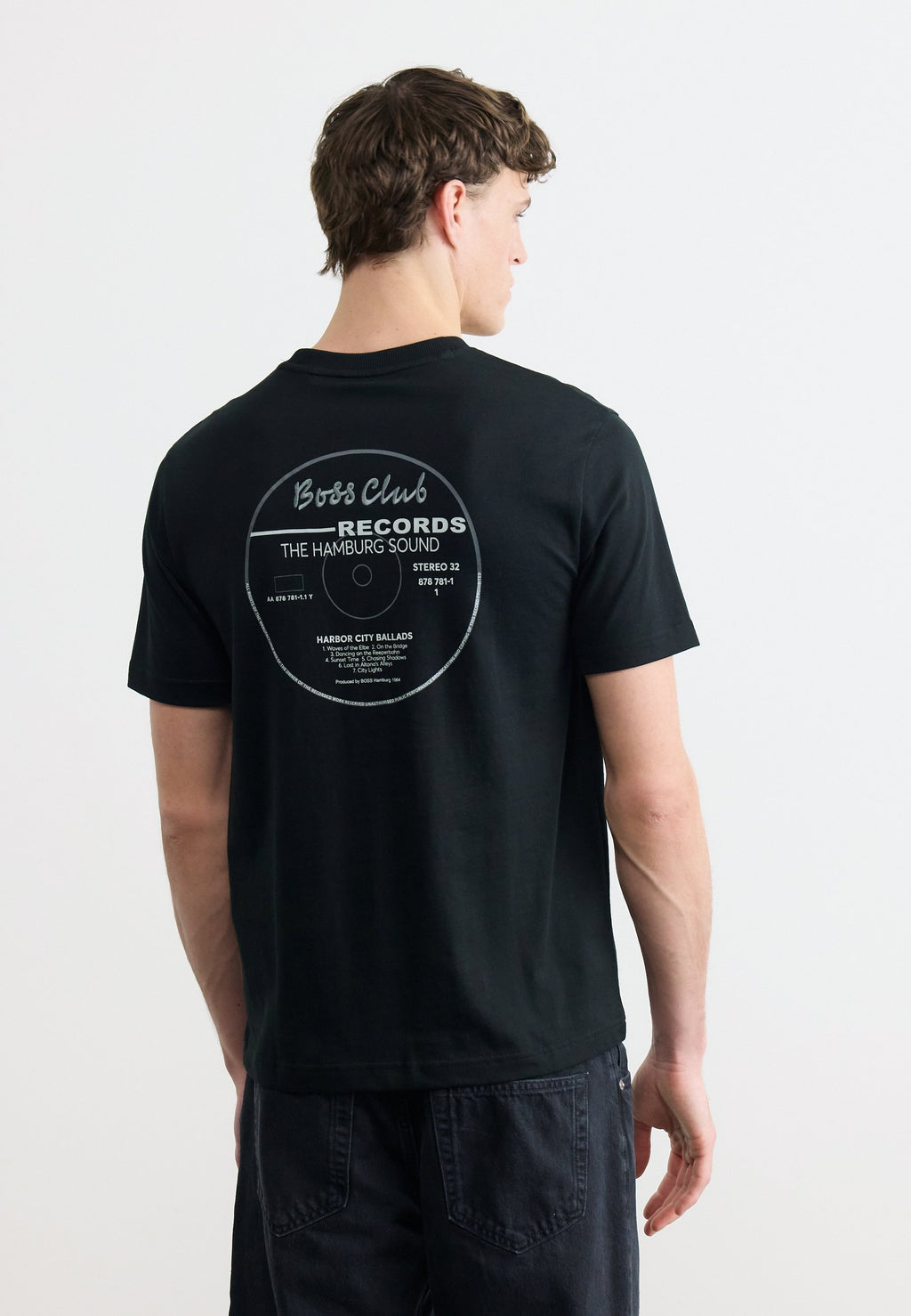 Print T-shirt - black