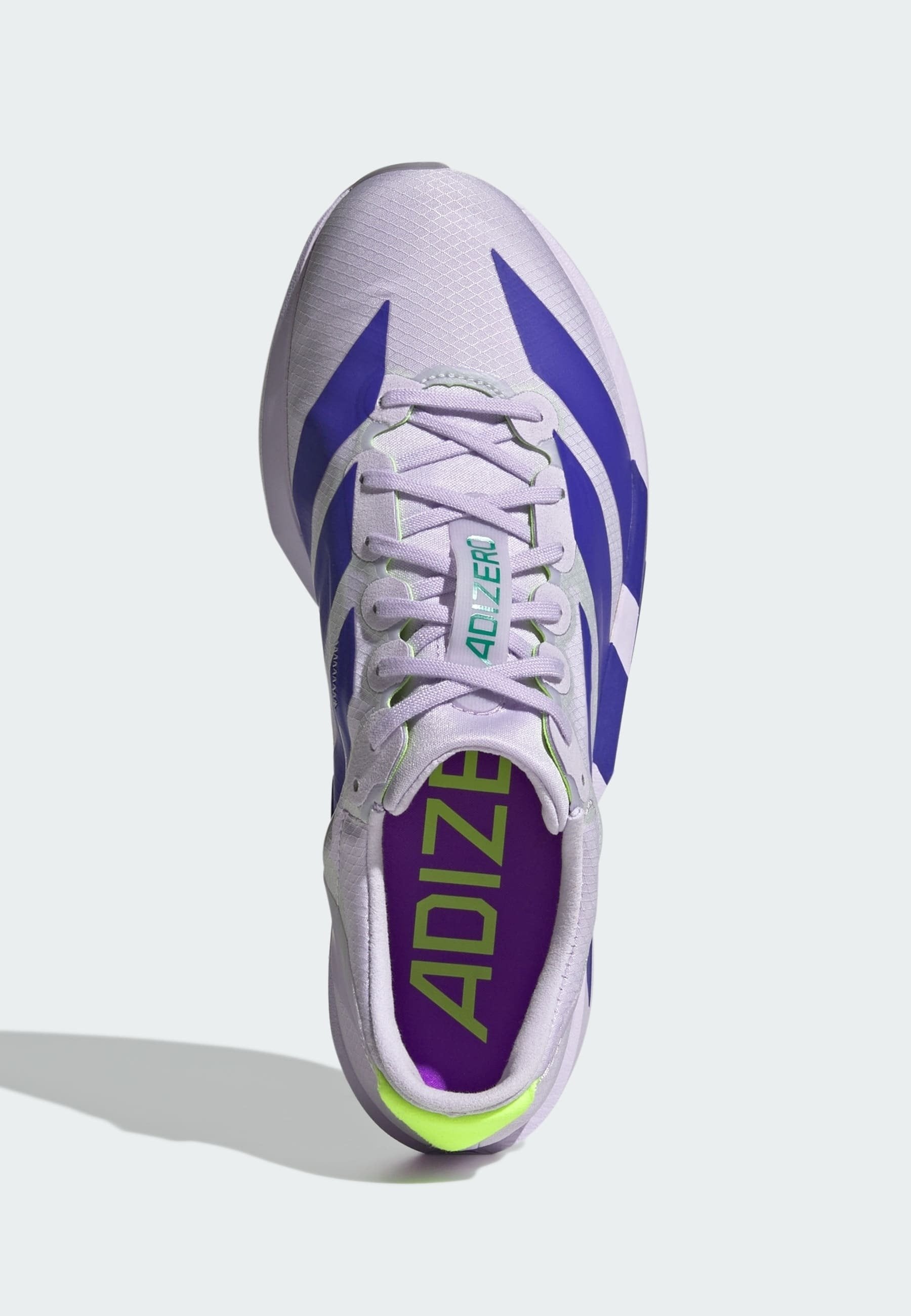 ADIZERO ADIOS 9 - Road running shoes - purple tint   solar purple   signal green