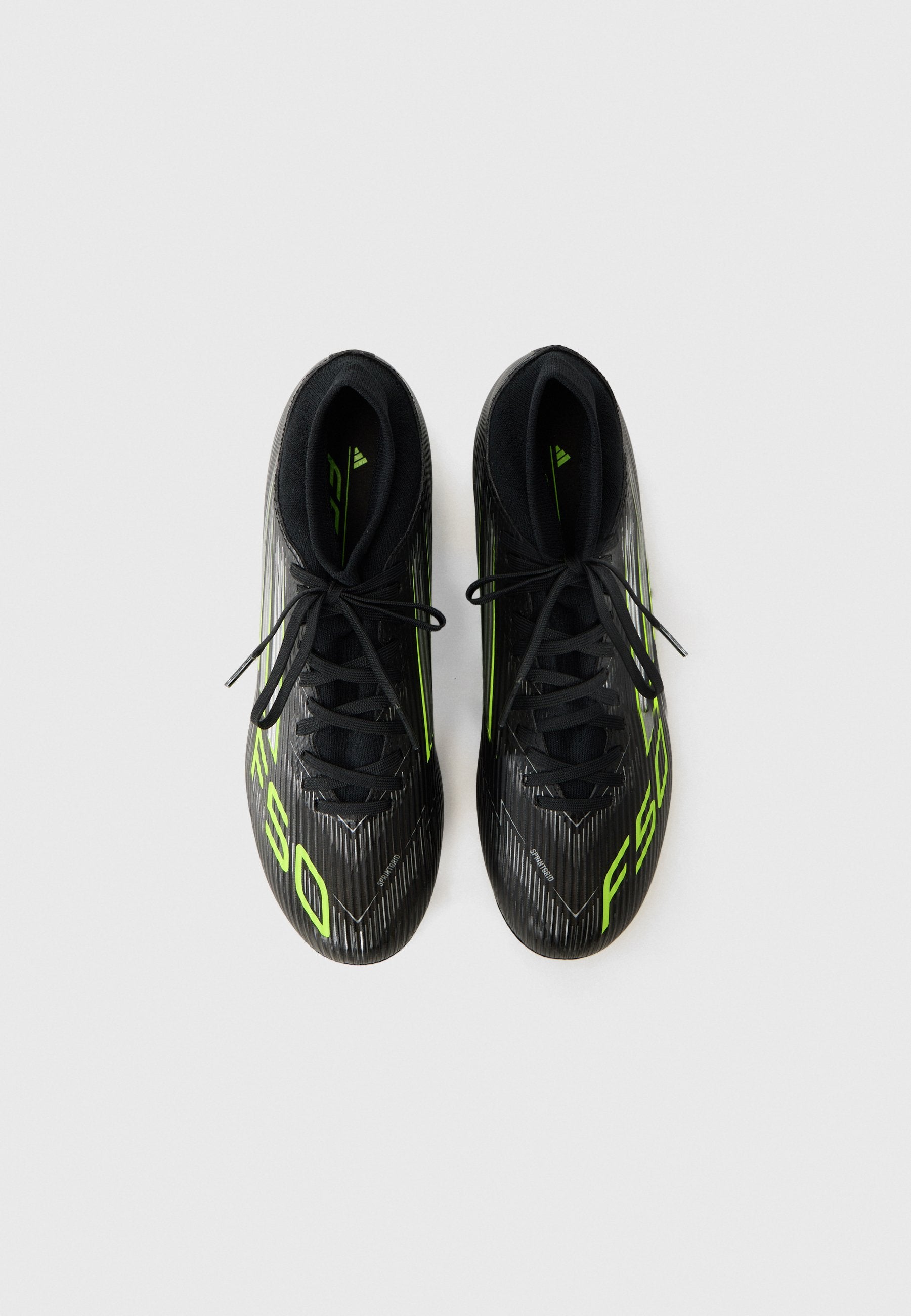 F50 LEAGUE  MID SOFT GROUND FOOTBALL BOOTS - Soft-ground football boots - core black/iron/lucid lemon