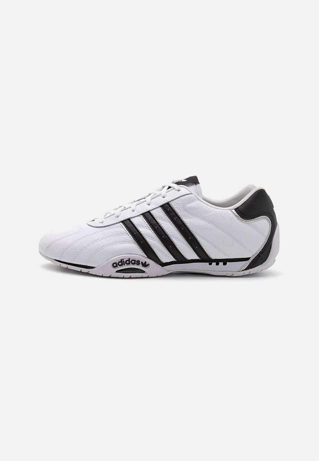 ADIRACER LO UNISEX - Trainers - footwear white/core black/silver metallic