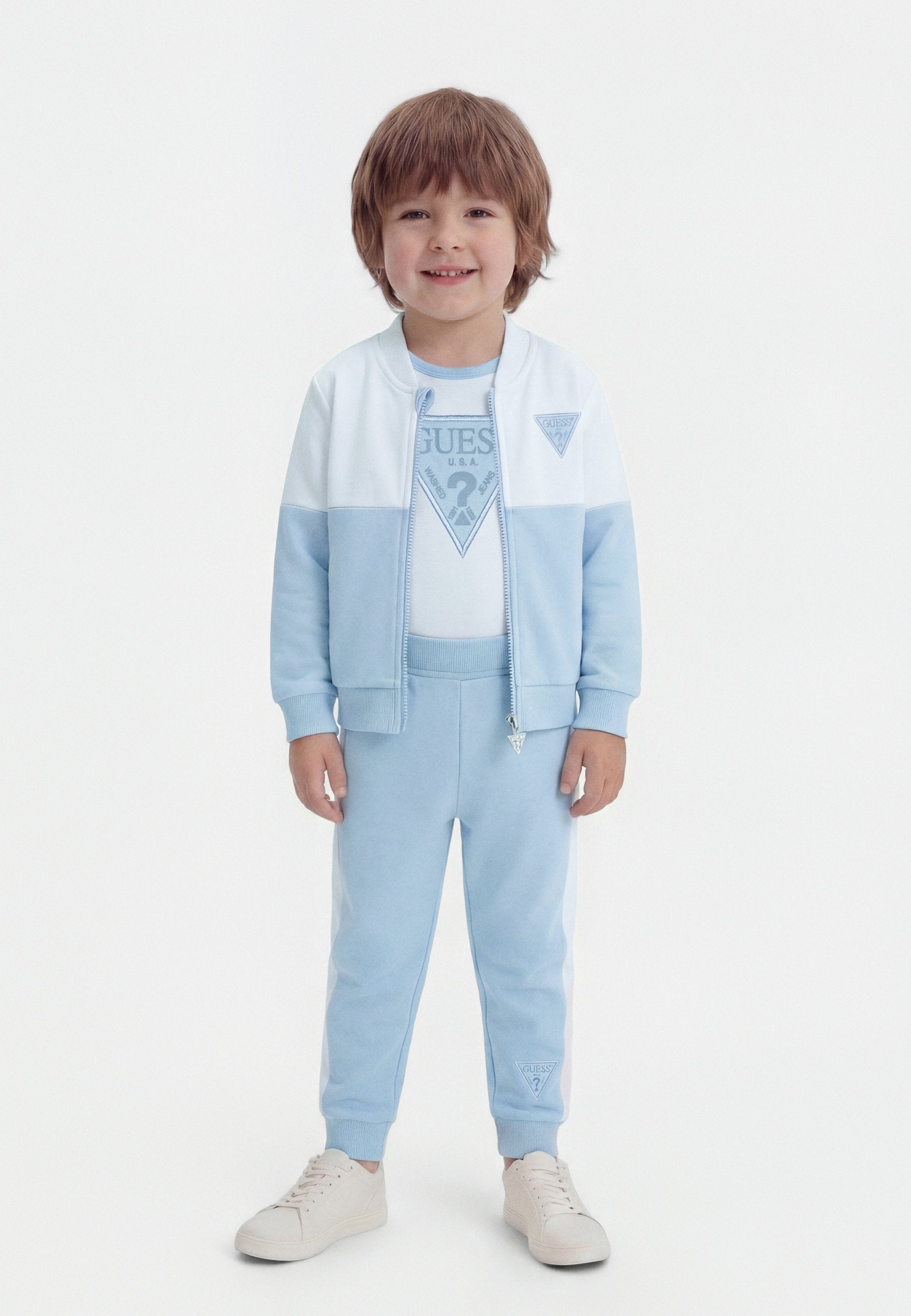 BABY ACTIVE ZIP UNISEX SET - Baby gifts - arctic sky