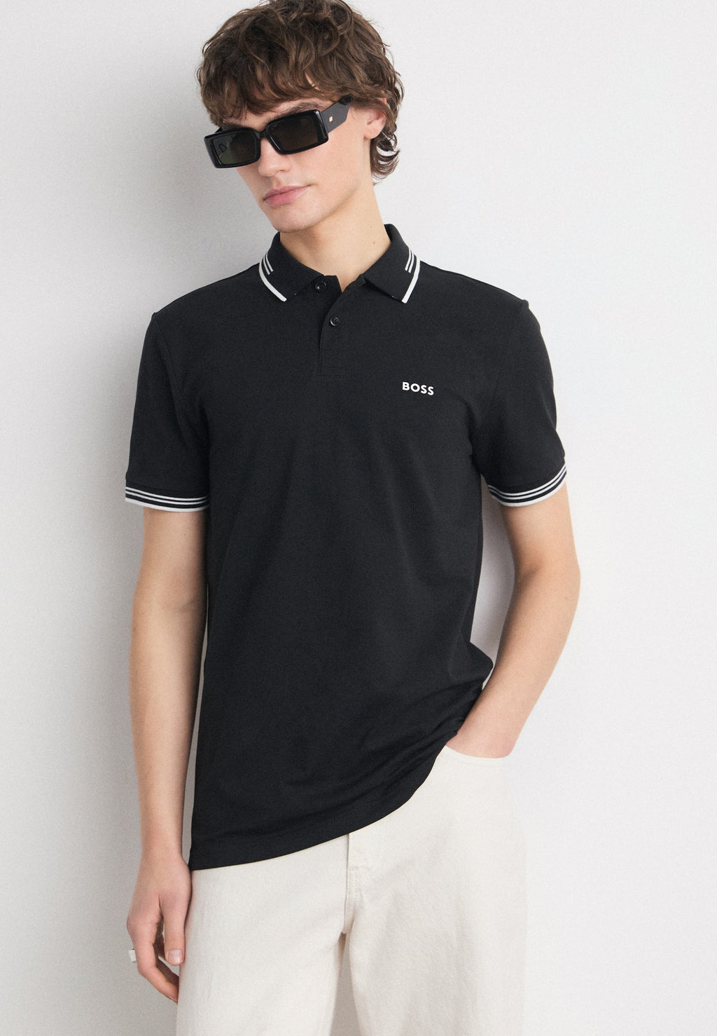 PAUL - Polo shirt - black
