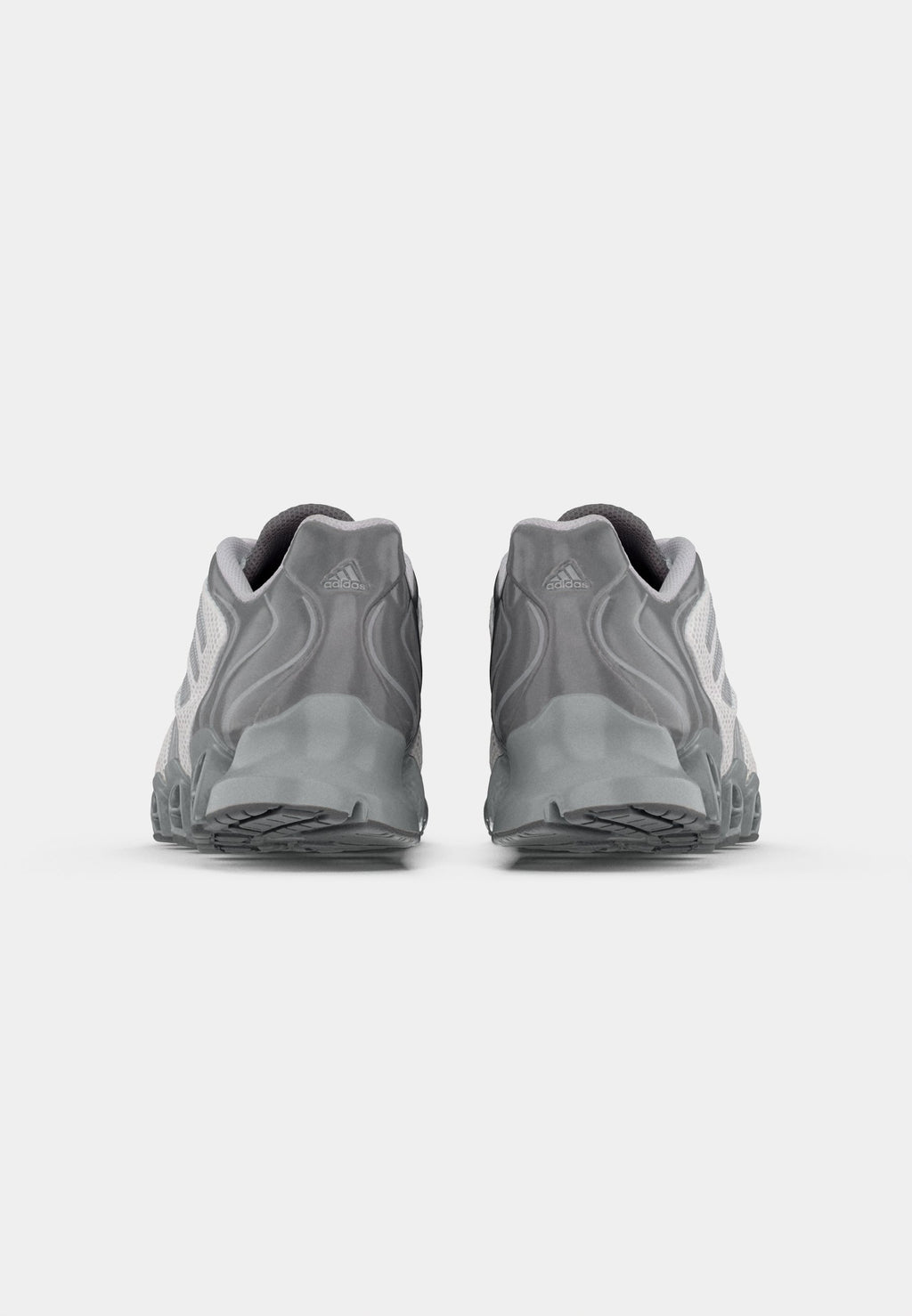 MEGA GHOSTRIDE W - Trainers - footwear white/silver metallic/matte silver