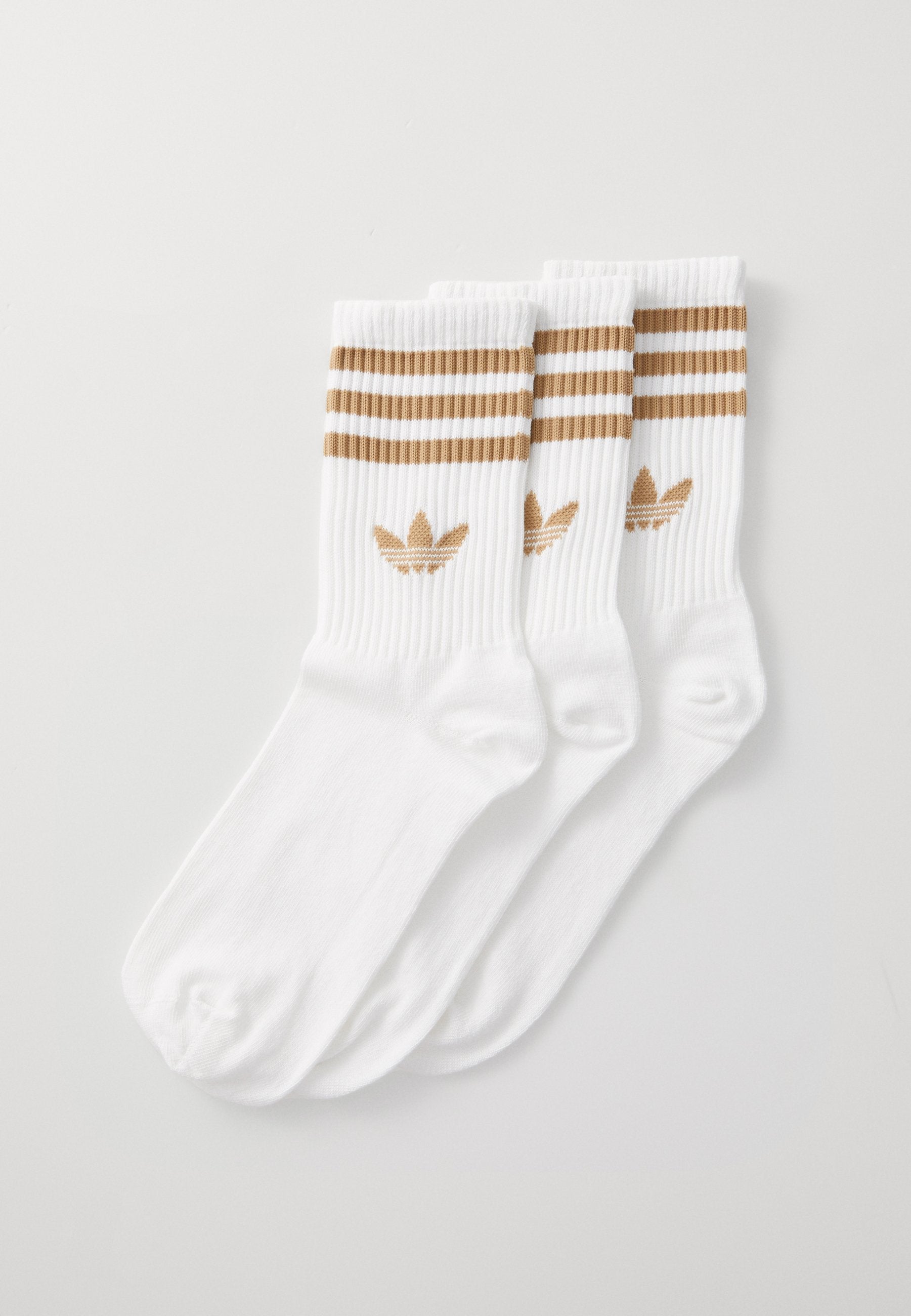 LOT DE 3 PAIRES DE CHAUSSETTES UNISEX À RAYURES - Chaussettes - blanc   carton