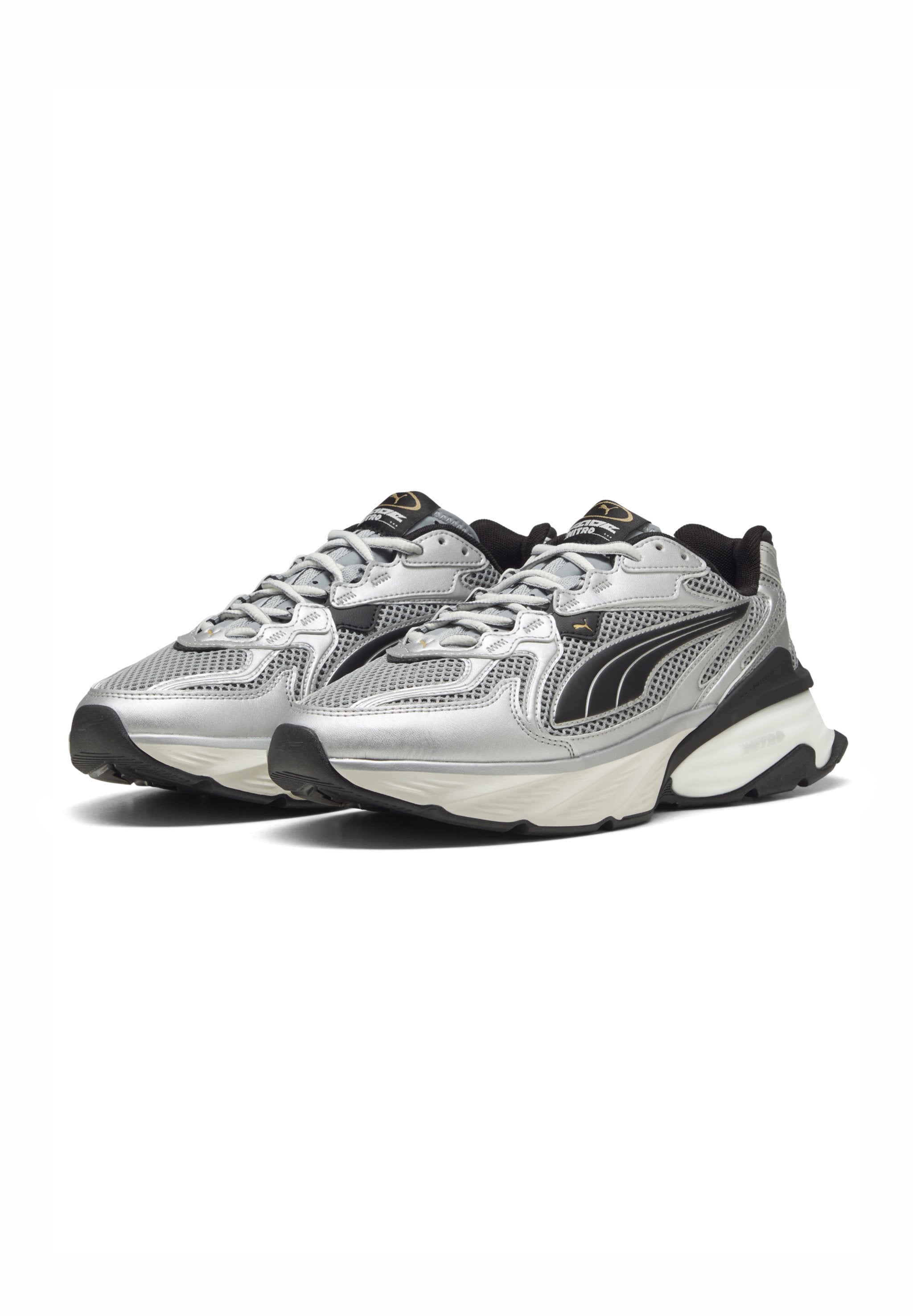 FADE NITRO  - Trainers - puma silver-coloured/cool mid gray