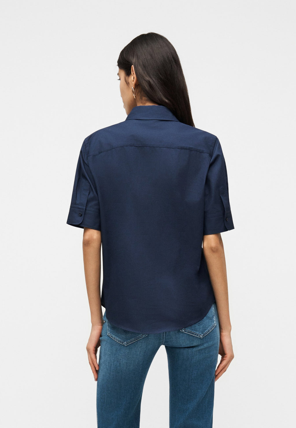 THE SUMMER SHIRT - Button-down blouse - navy