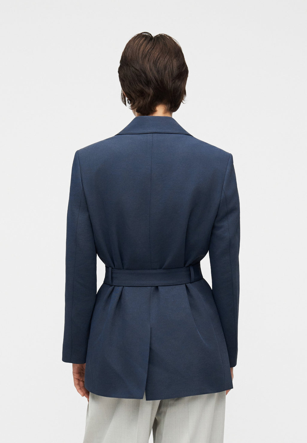 CASUAL KEMERLİ - Blazer - gece mavisi