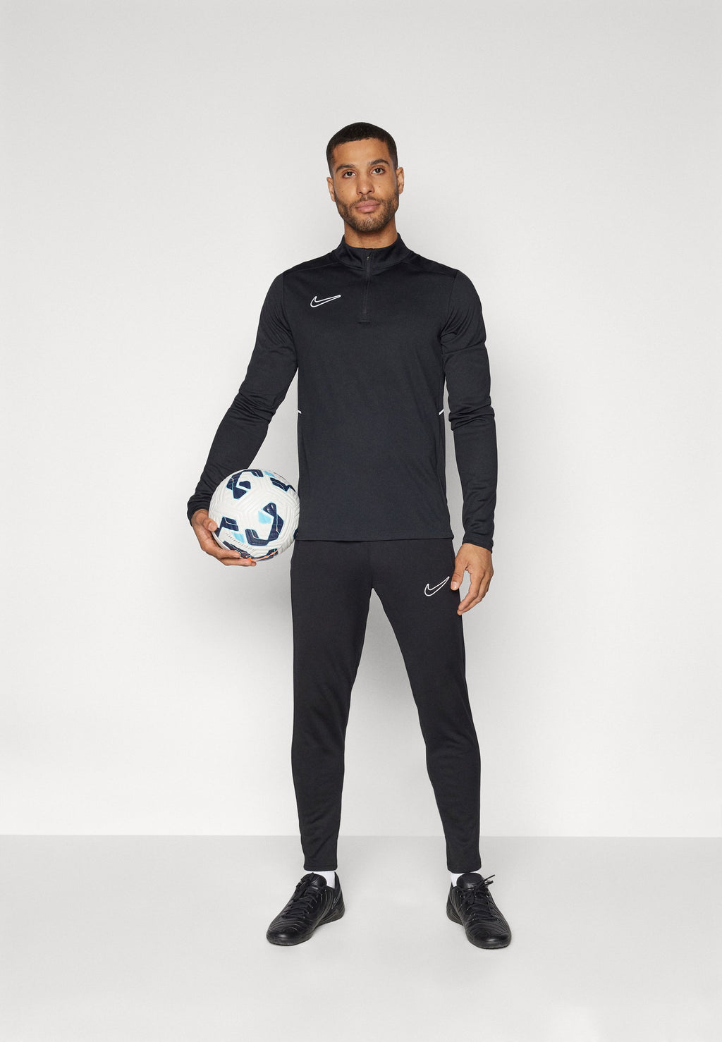 NIKE ACADEMY - Long sleeved top - black white